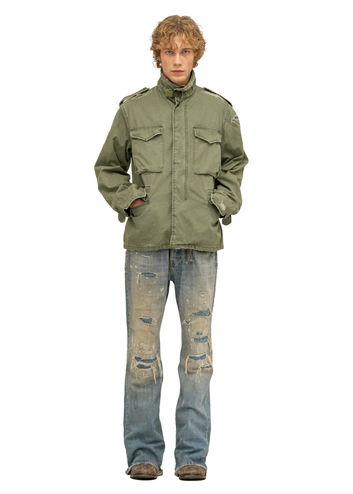 REWORKED FIELD PARKA GREEN