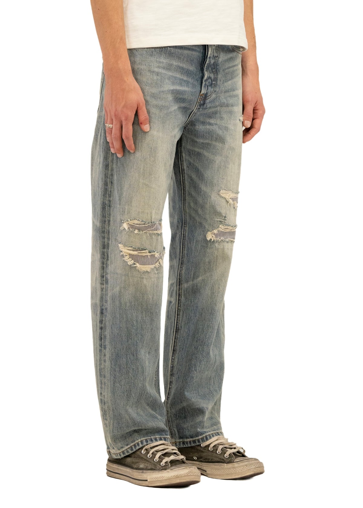 MENDED LIGHT WASHED REGULAR DENIM