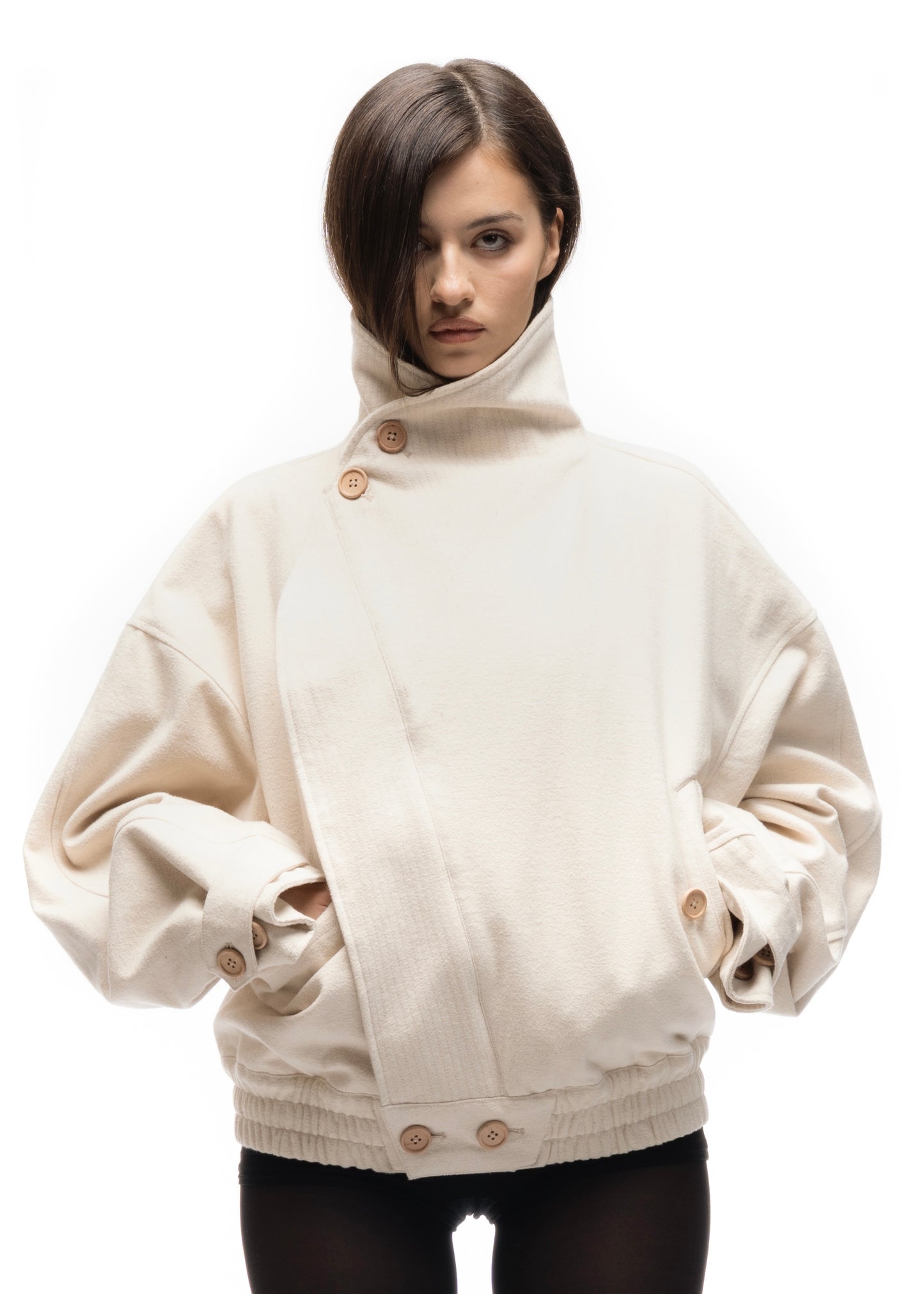 MOLESKIN JACKET WHITE FEMALE