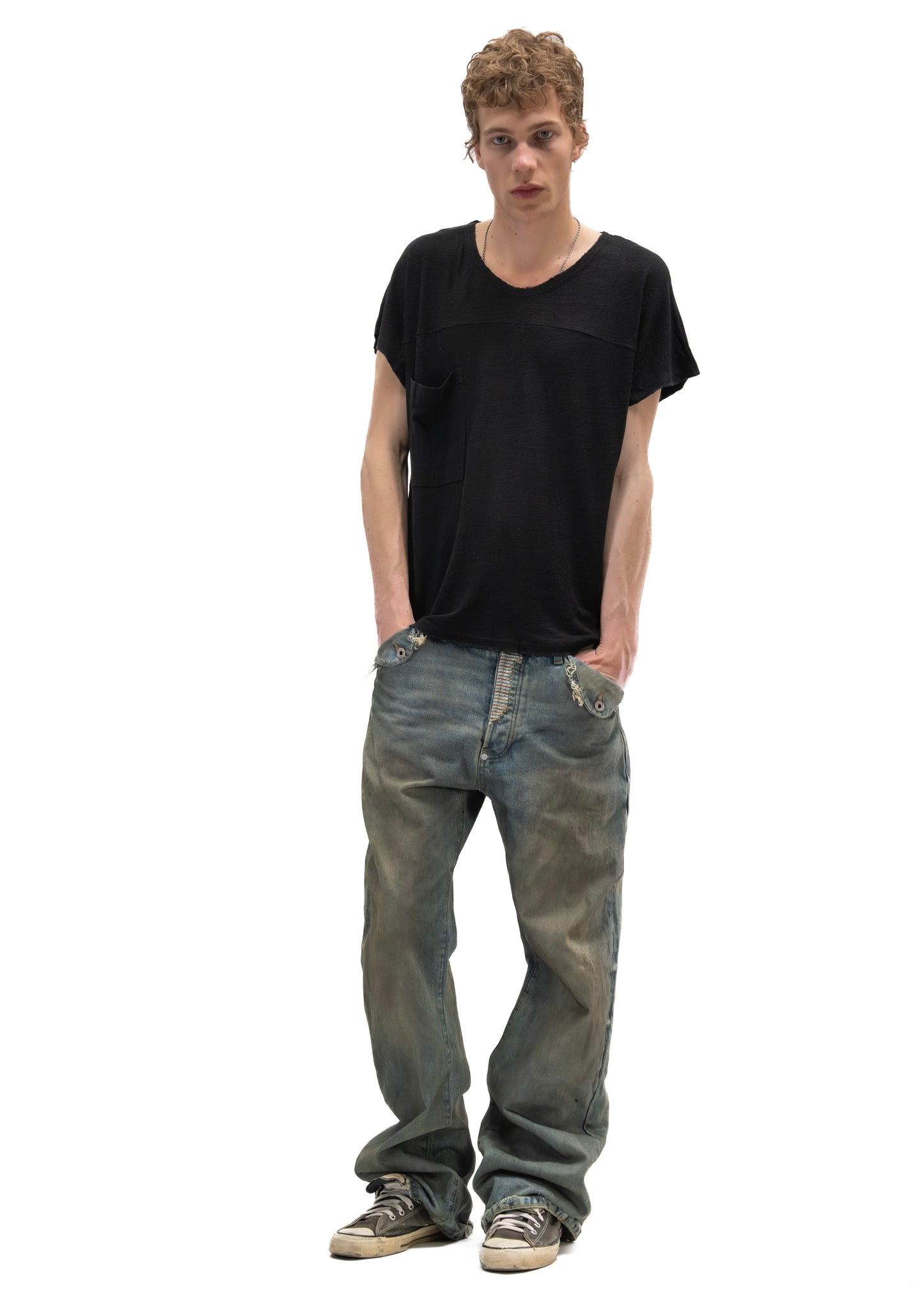 SHADOW SLEEVE T-SHIRT BLACK