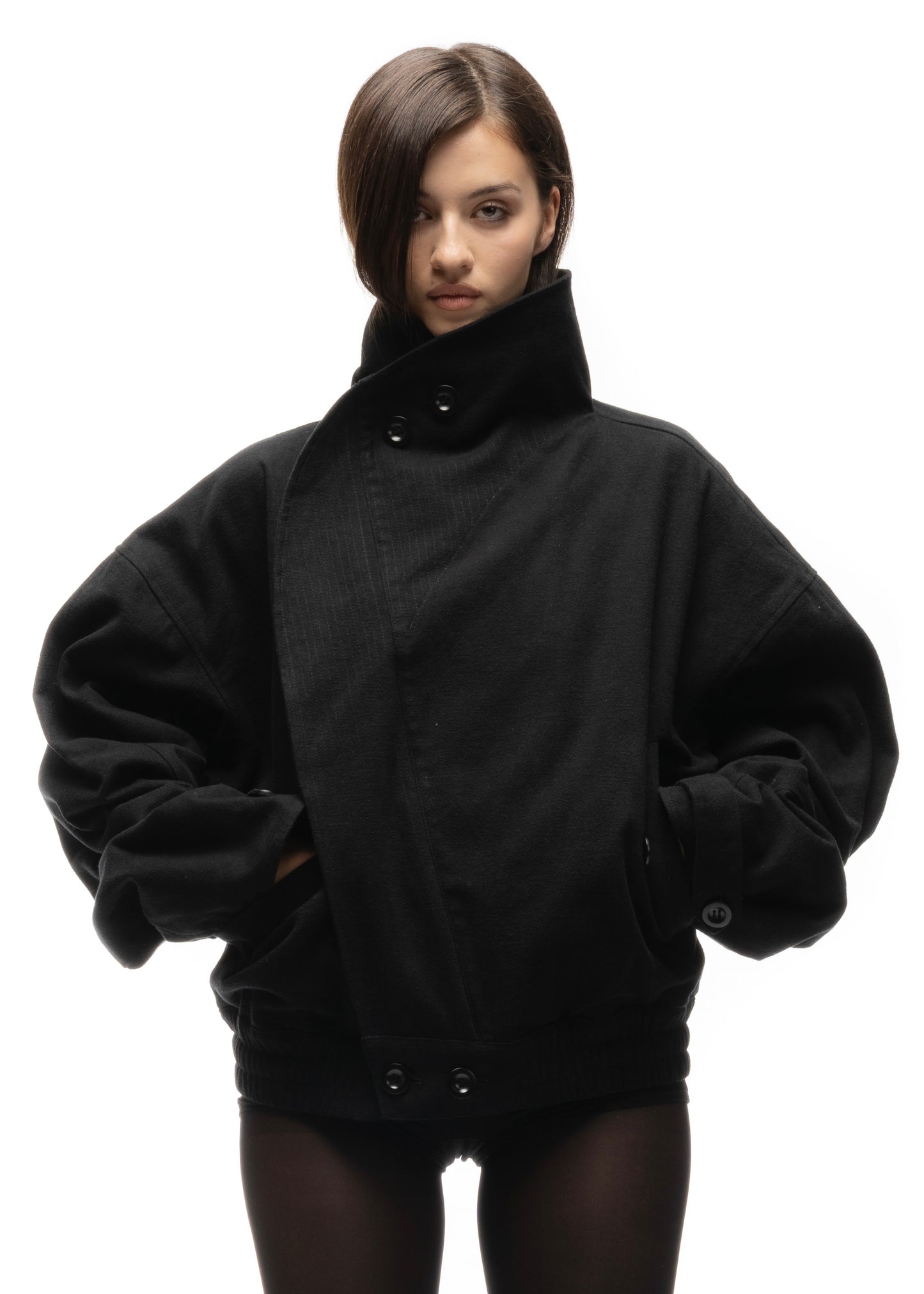 MOLESKIN JACKET BLACK FEMALE