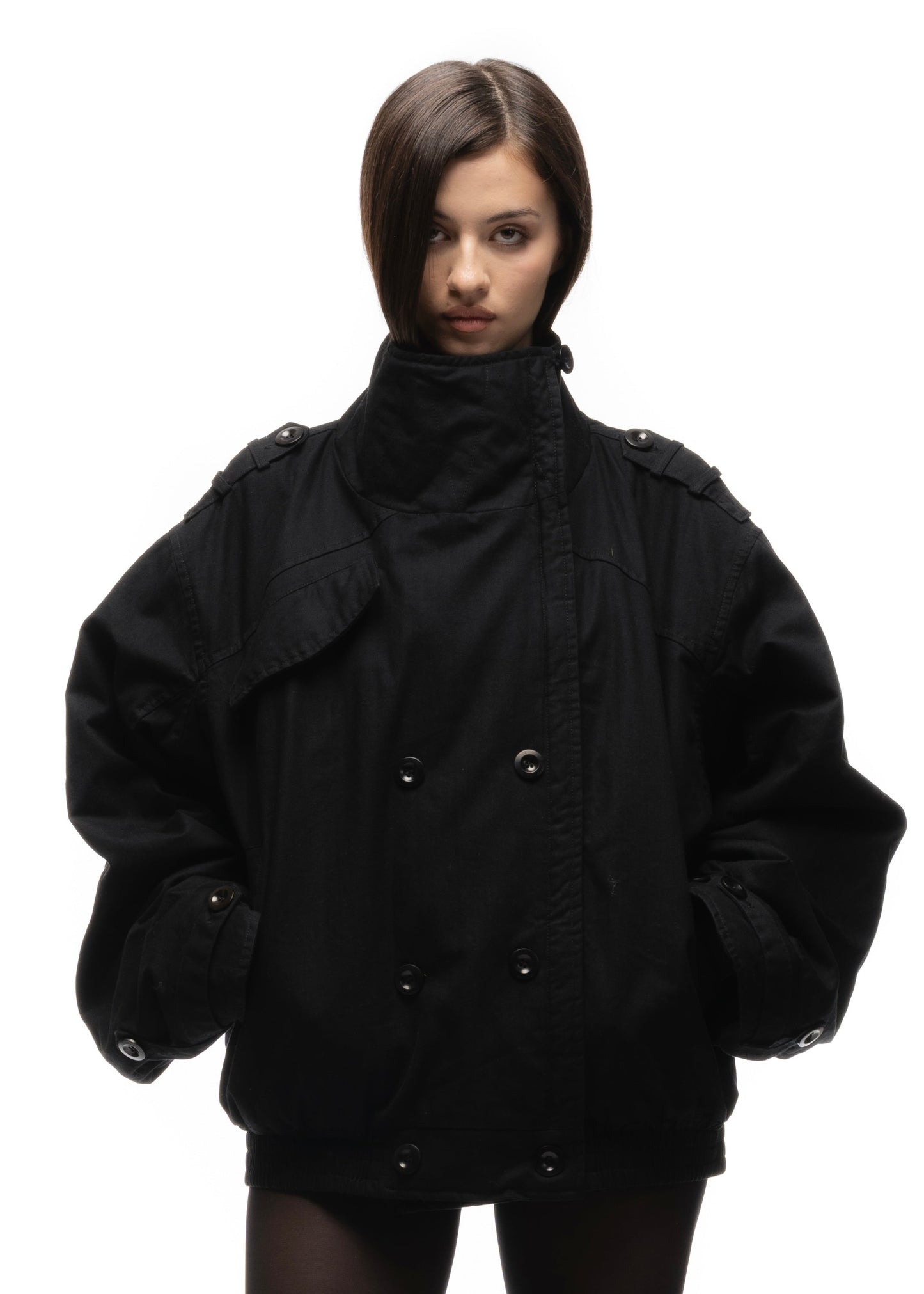 COMBAT PADDED PARKA BLACK FEMALE