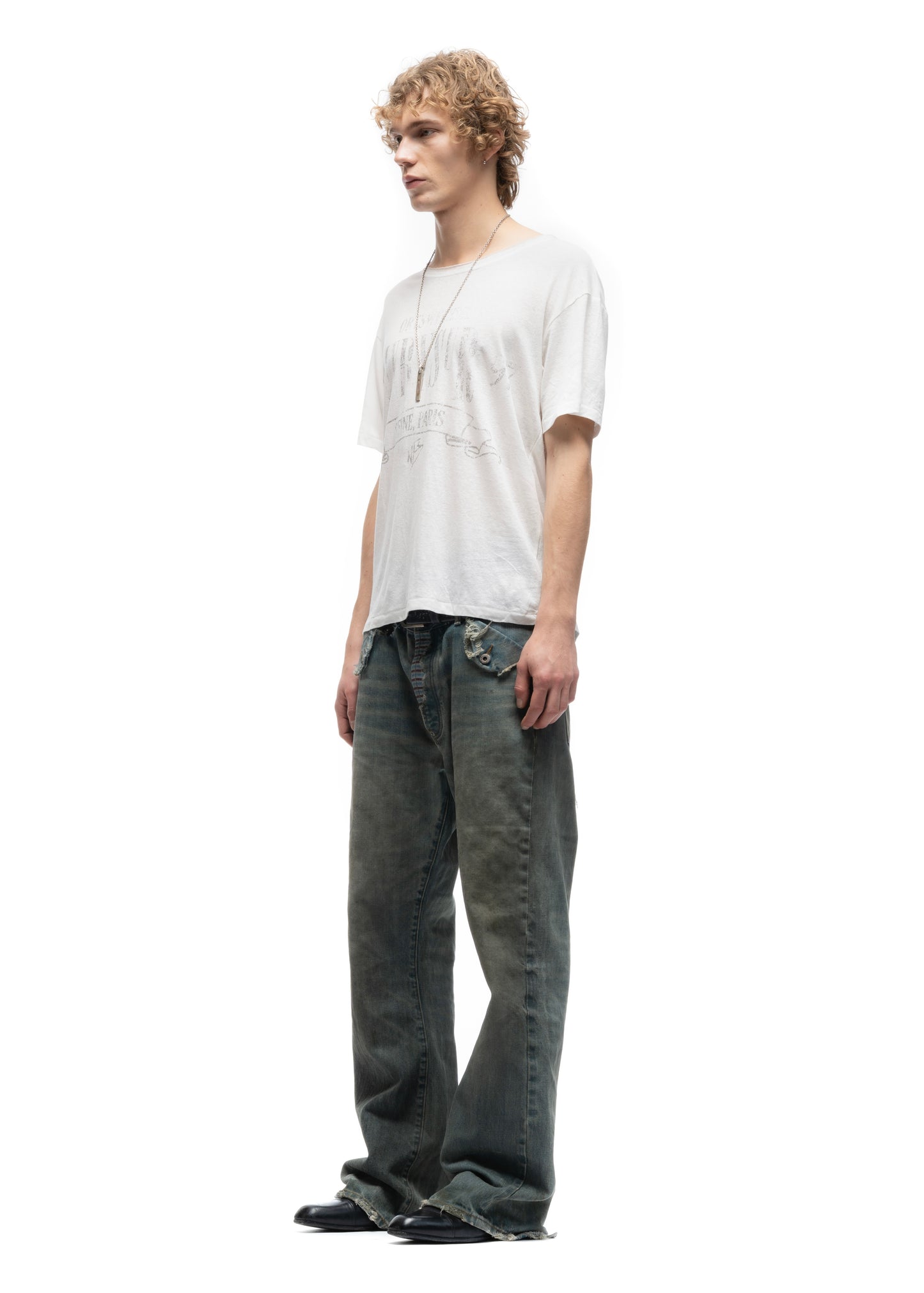 IVRY TEXTURED T-SHIRT WHITE