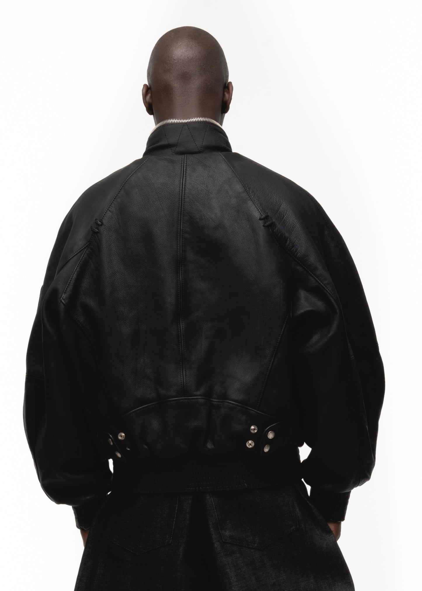 FLIGHT LEATHER COTTON JACKET