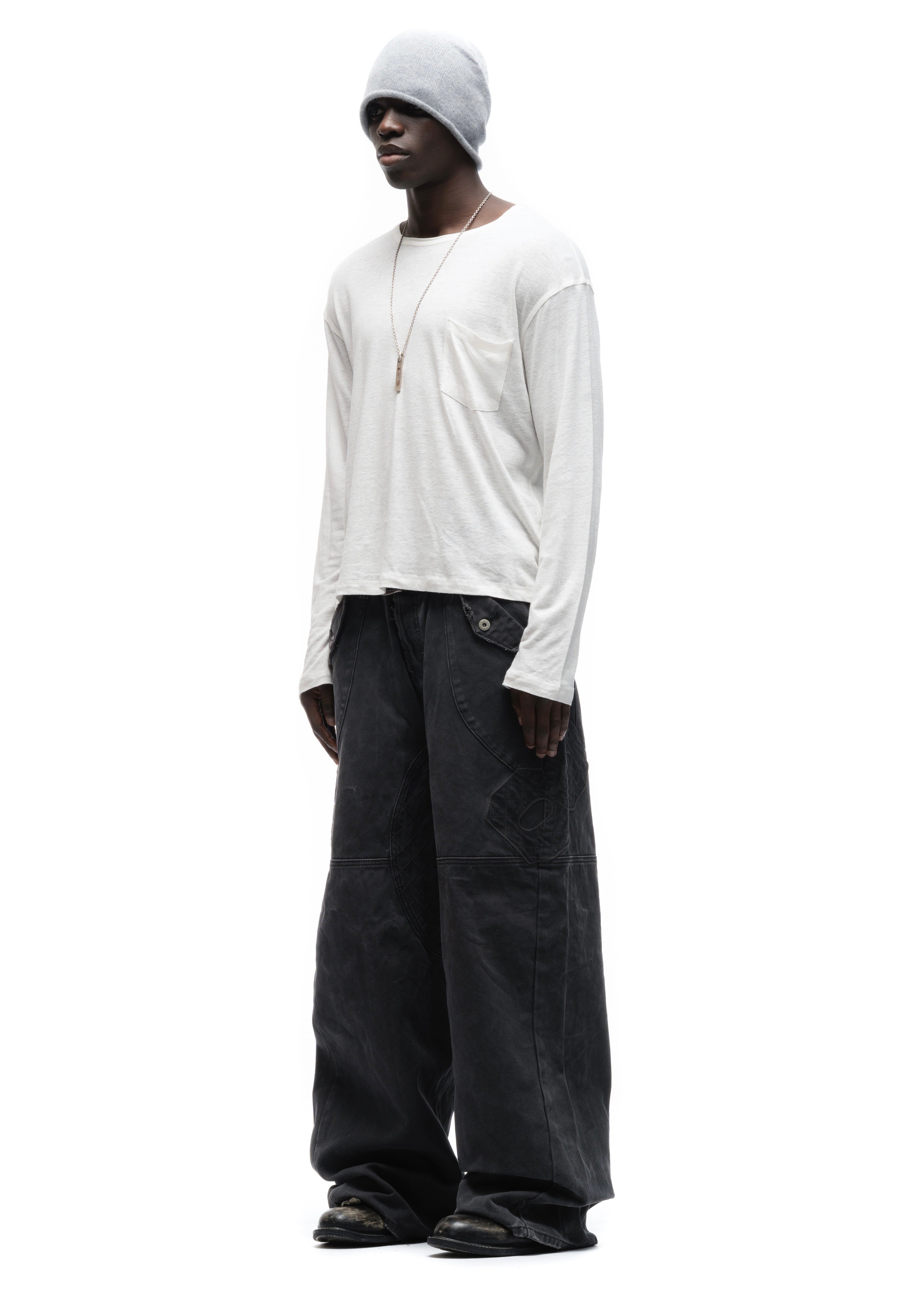 F8 REWORKED PANTS GREY – NO/FAITH STUDIOS