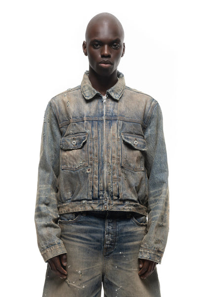 JAPANESE DUST SELVEDGE TRUCKER JACKET – NO/FAITH STUDIOS