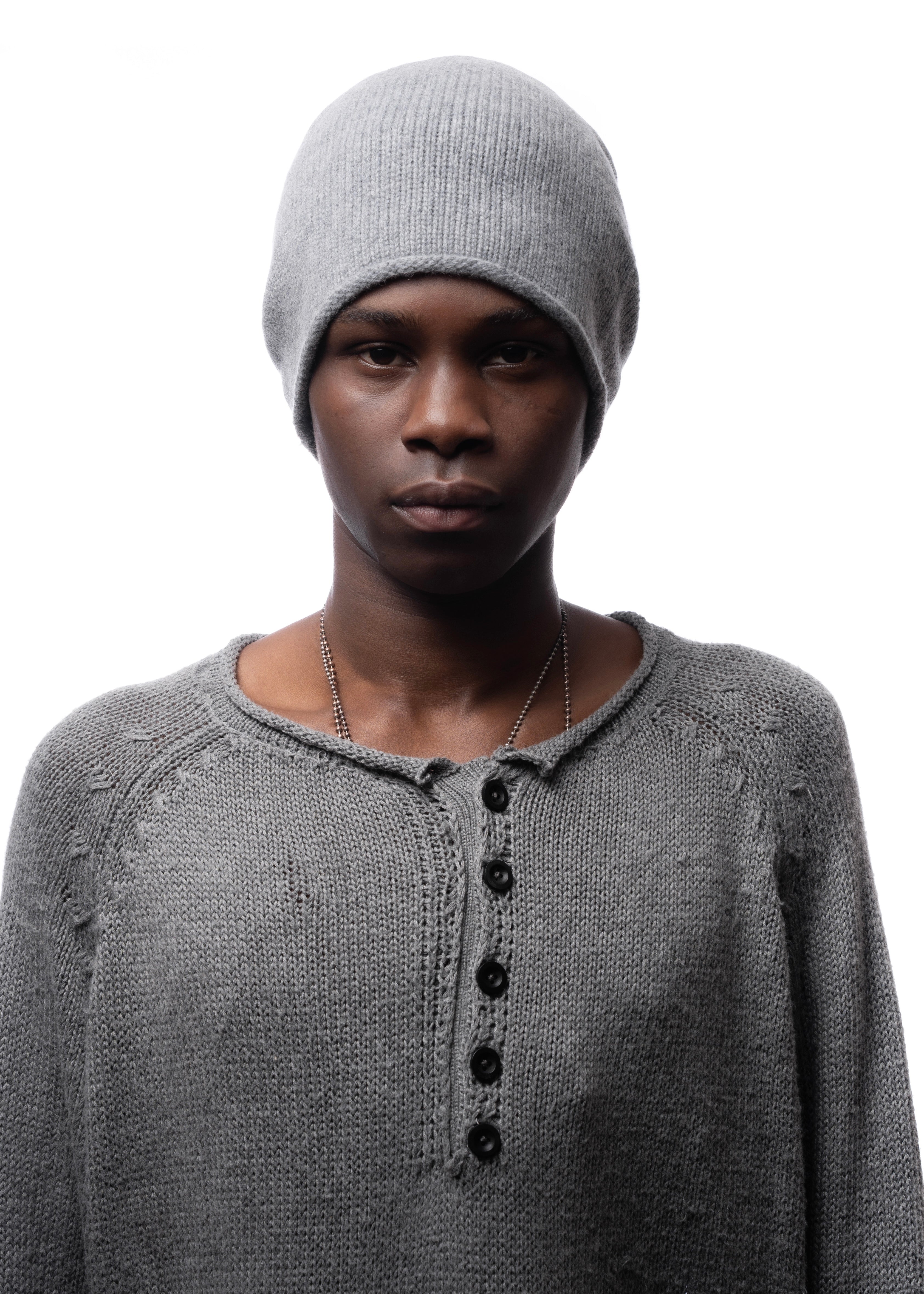 ALASKA WOOL BEANIE DARK GREY – NO/FAITH STUDIOS