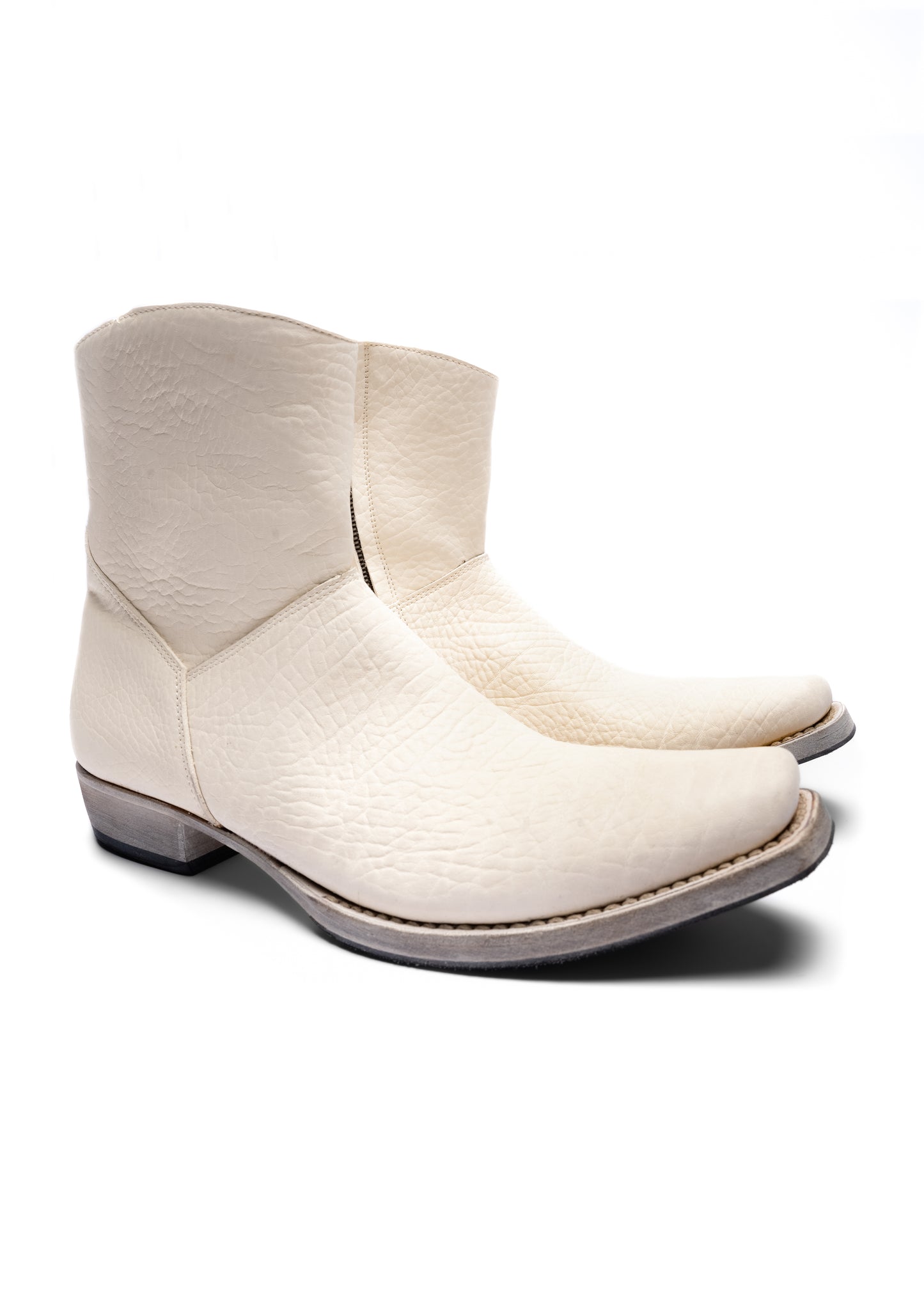 WHITE CONCRETE TEXAN BOOTS