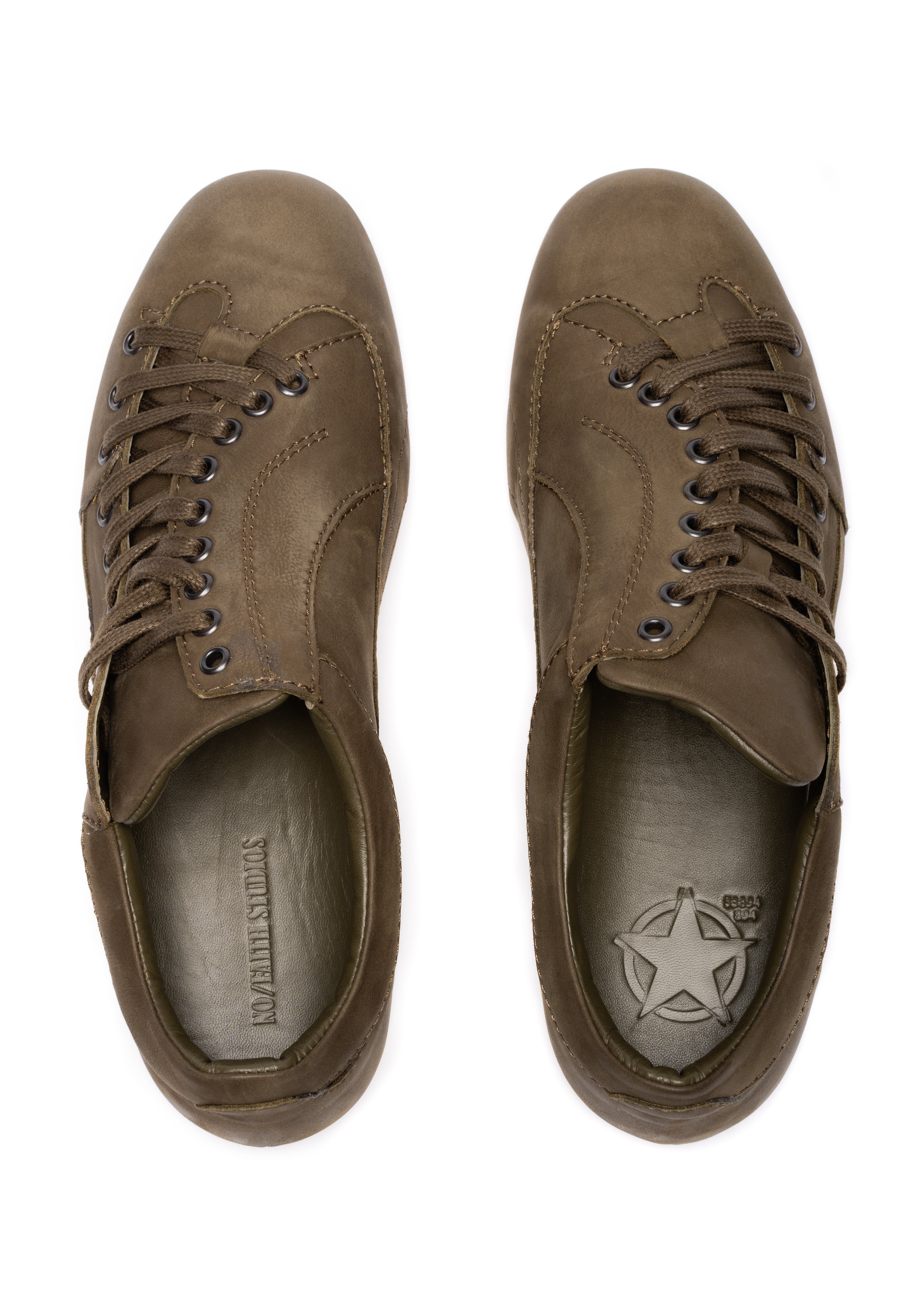FOOTBALL SNEAKER OLIVE – NO/FAITH STUDIOS