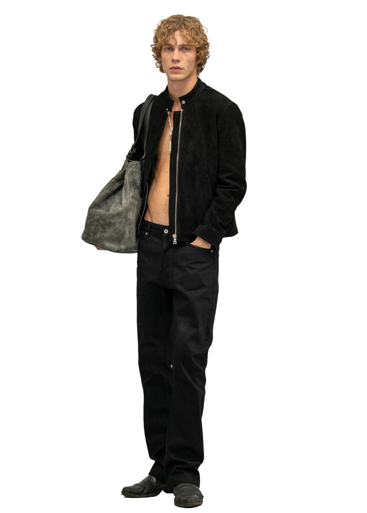 DRIVER ONE CUT SUEDE JACKET