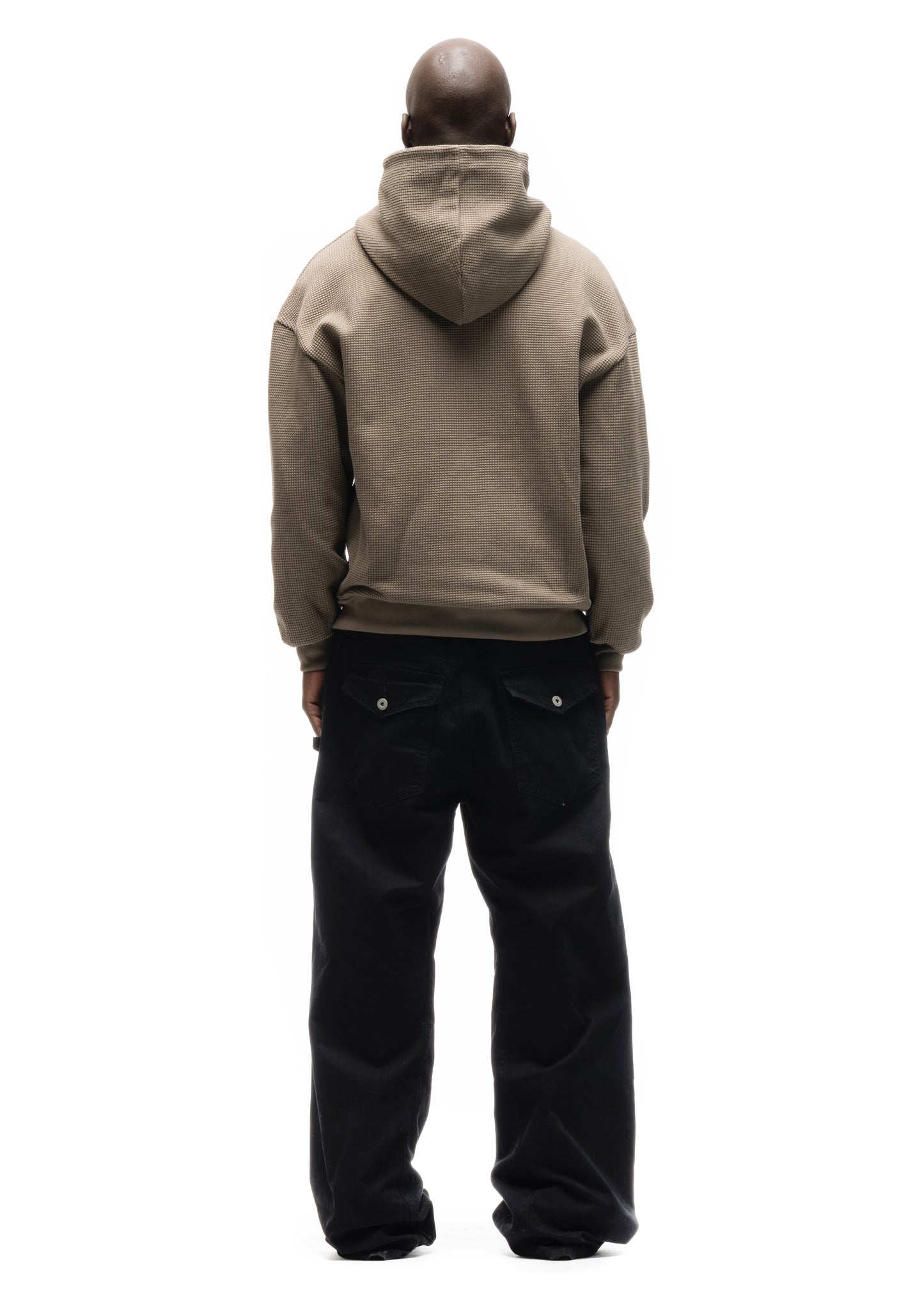 BUTTON KNIT COTTON JACKET LIGHT GREY/GREEN