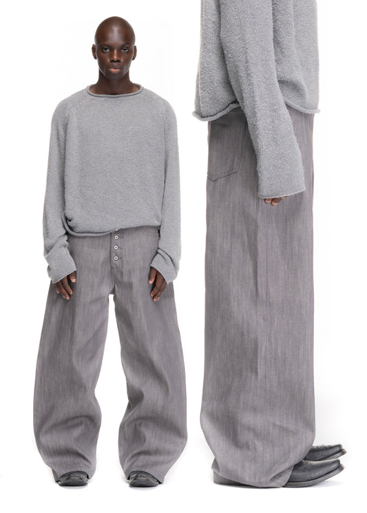RAW DENIM JAPANESE LOOSE FIT GREY