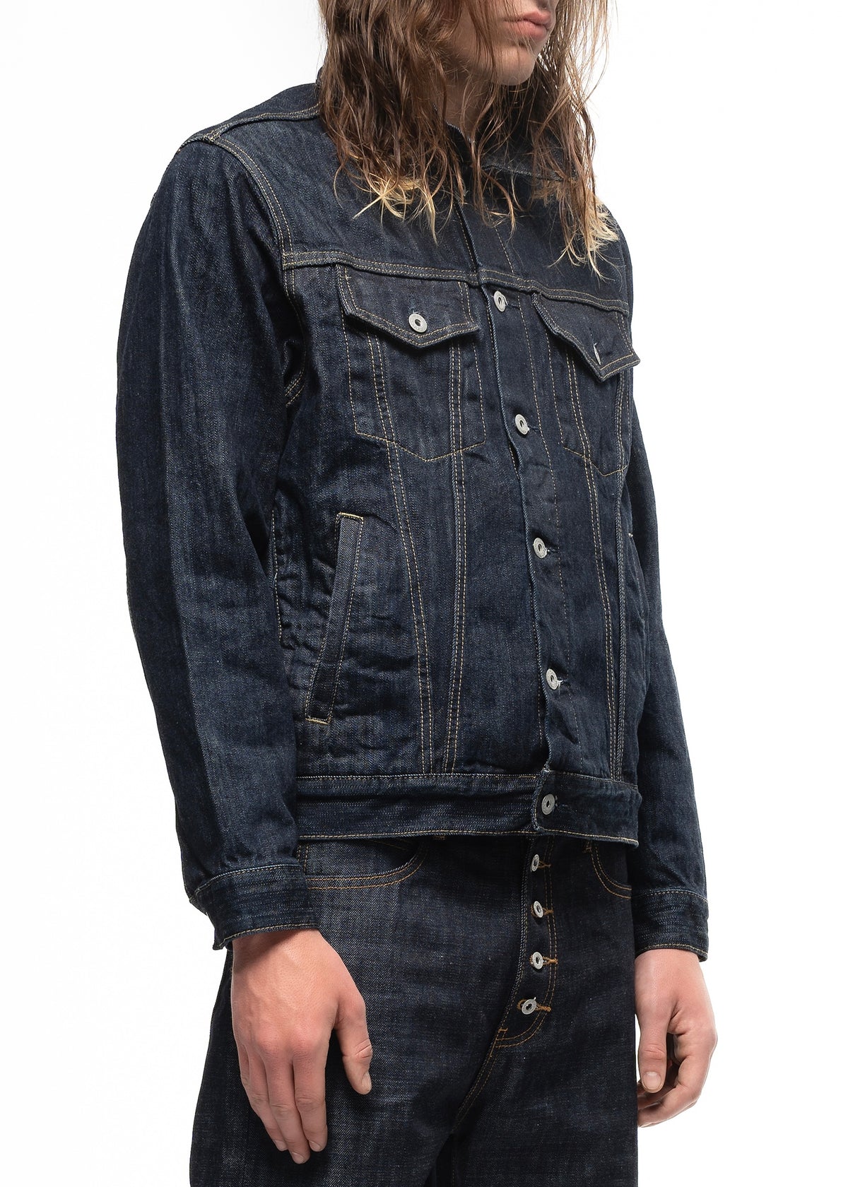 RAW DENIM SELVEDGE JAPANESE JACKET