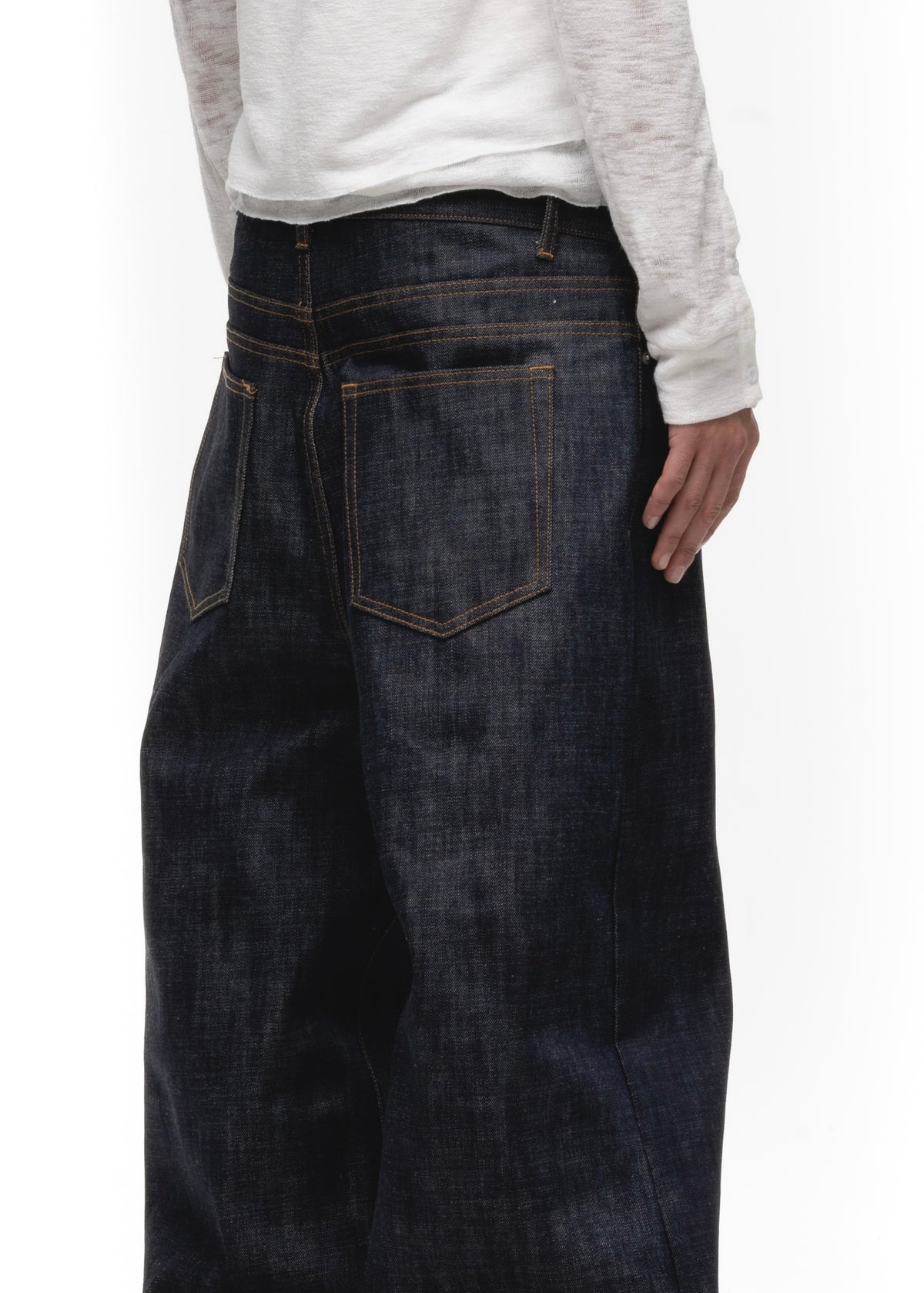 RAW DENIM JAPANESE LOOSE FIT BLUE – NO/FAITH STUDIOS