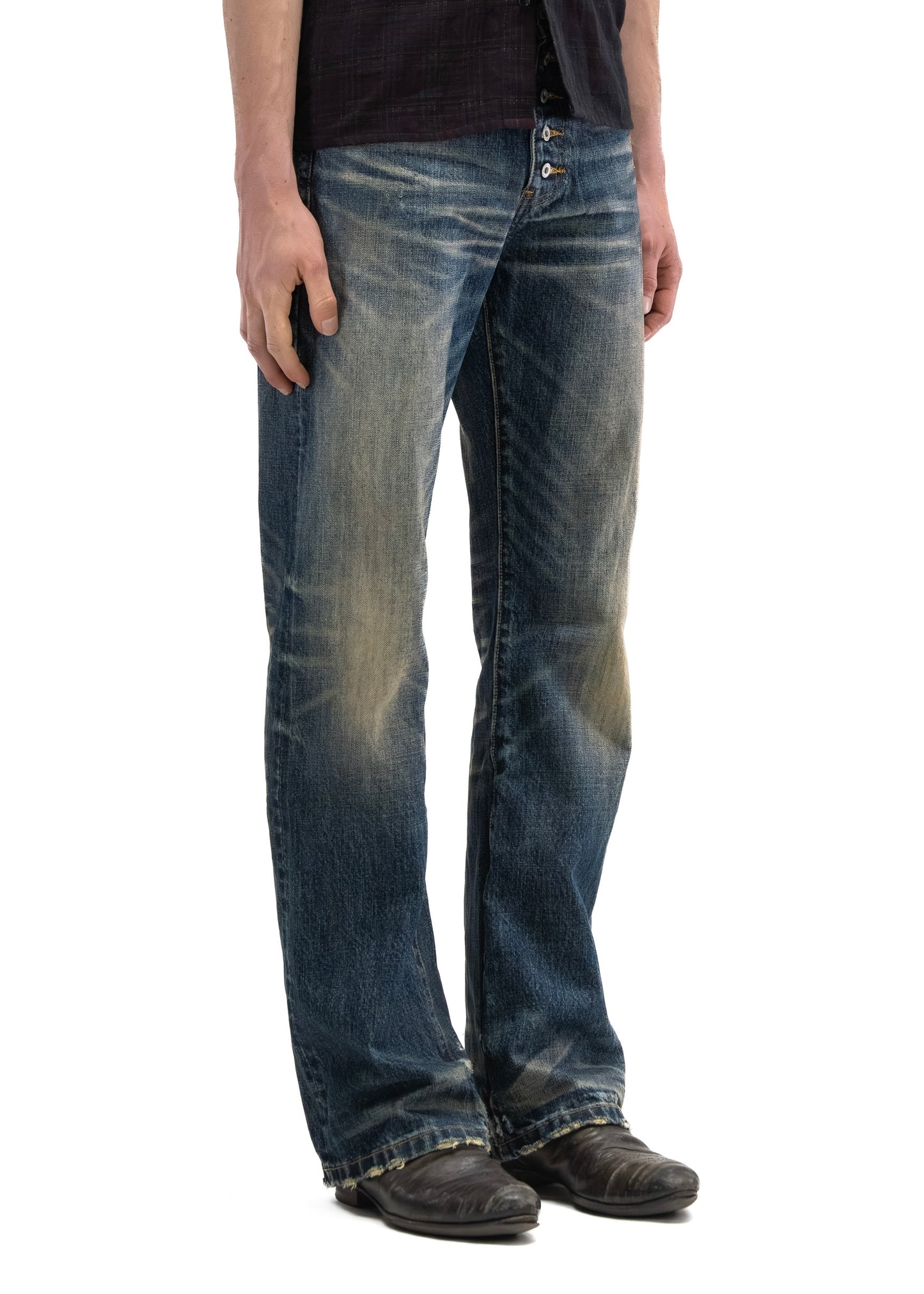 GRAIN SELVEDGE BOOTCUT DENIM