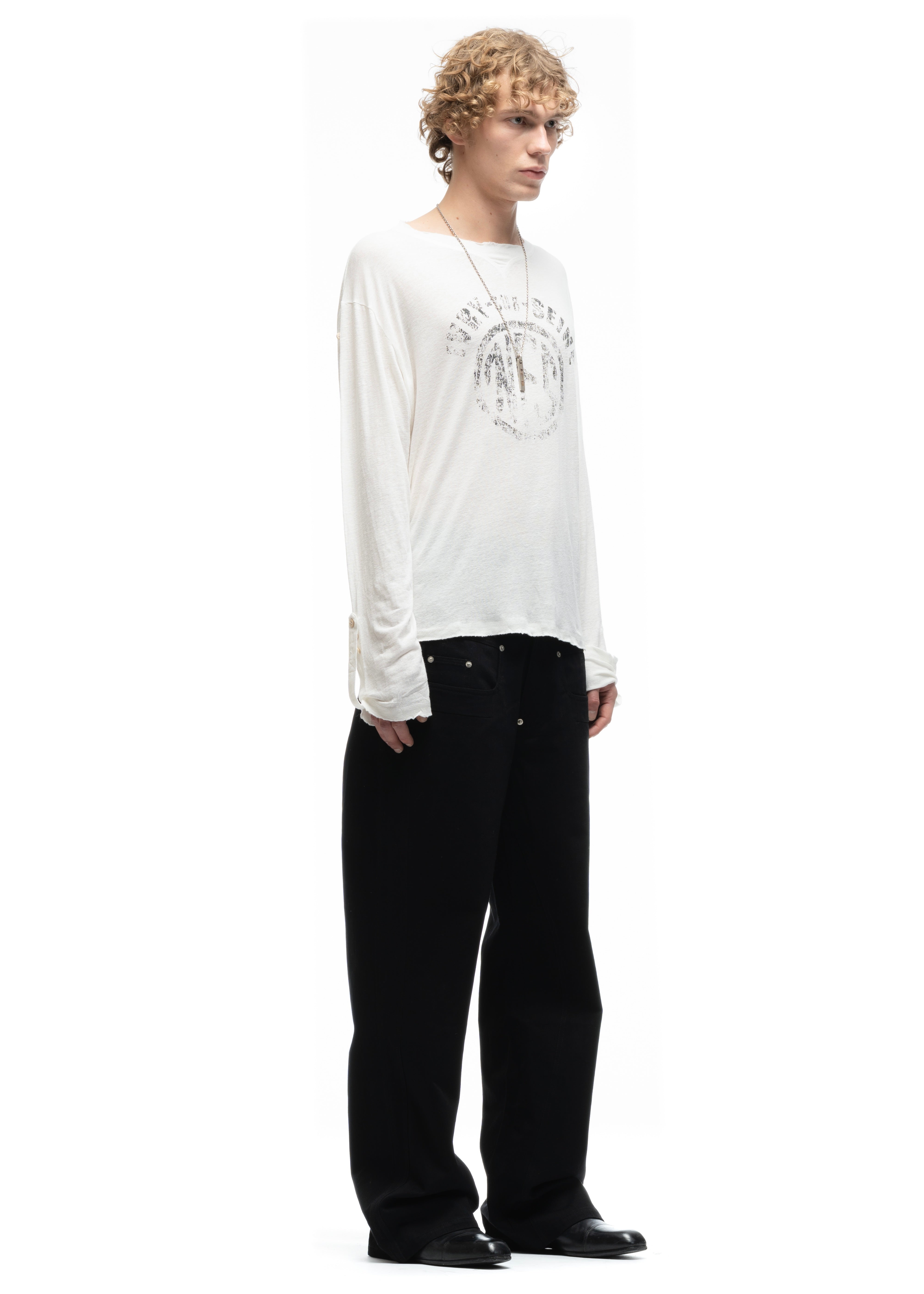 NFS IVRY LONGSLEEVE WHITE – NO/FAITH STUDIOS