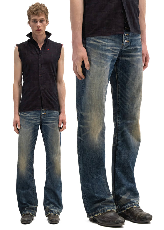 GRAIN SELVEDGE BOOTCUT DENIM