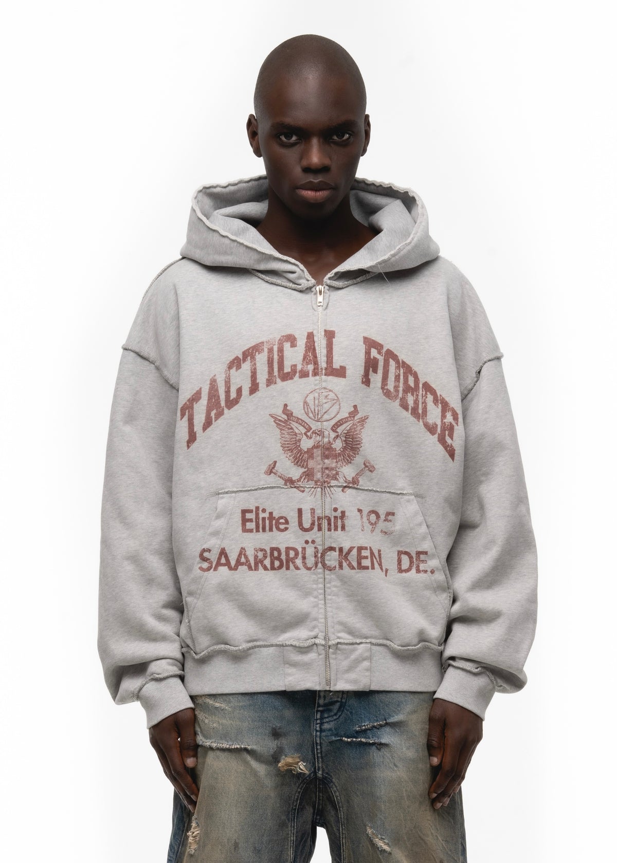 TACTICAL FORCE ZIPPER GREY – NO/FAITH STUDIOS