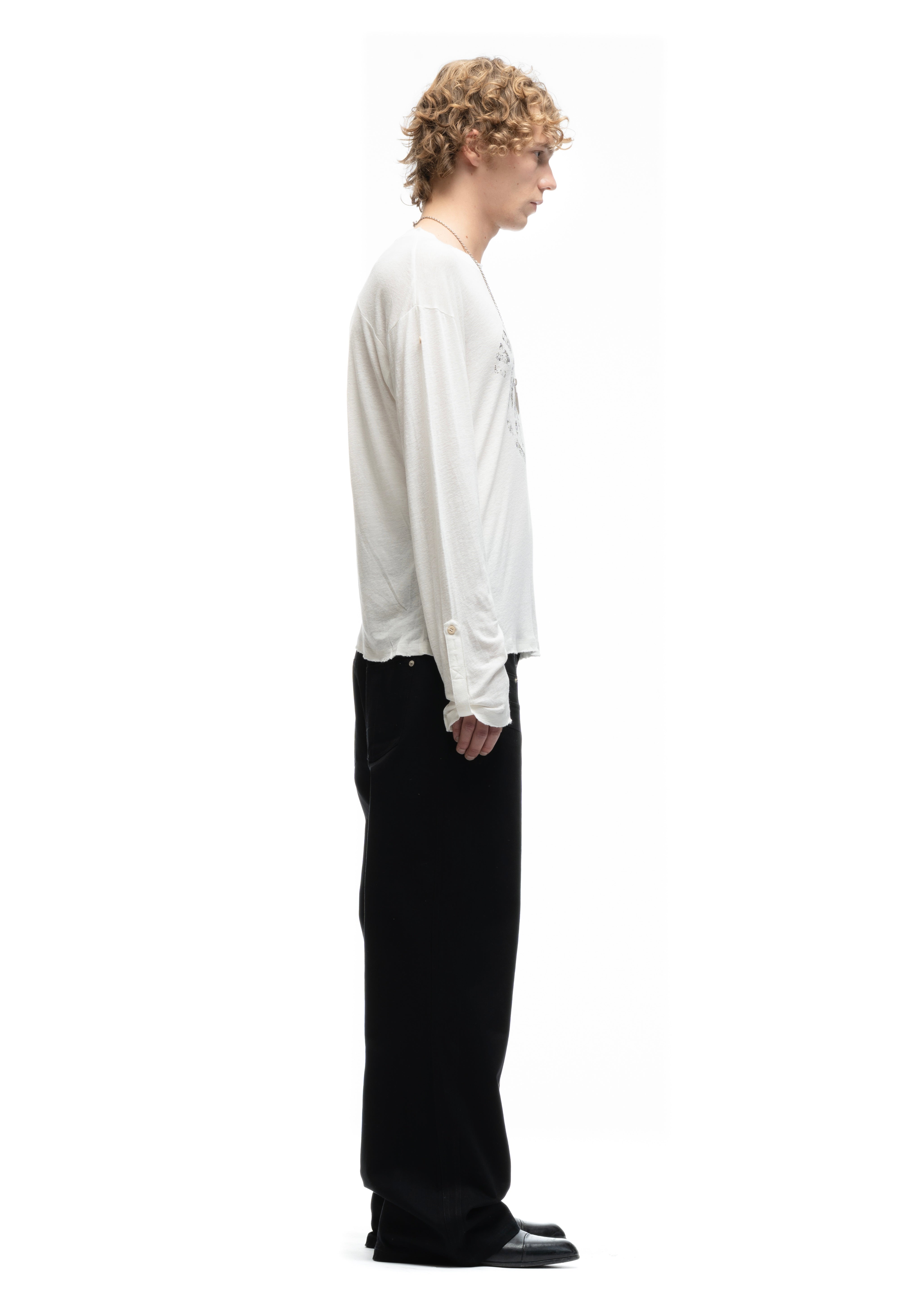 NFS IVRY LONGSLEEVE WHITE – NO/FAITH STUDIOS