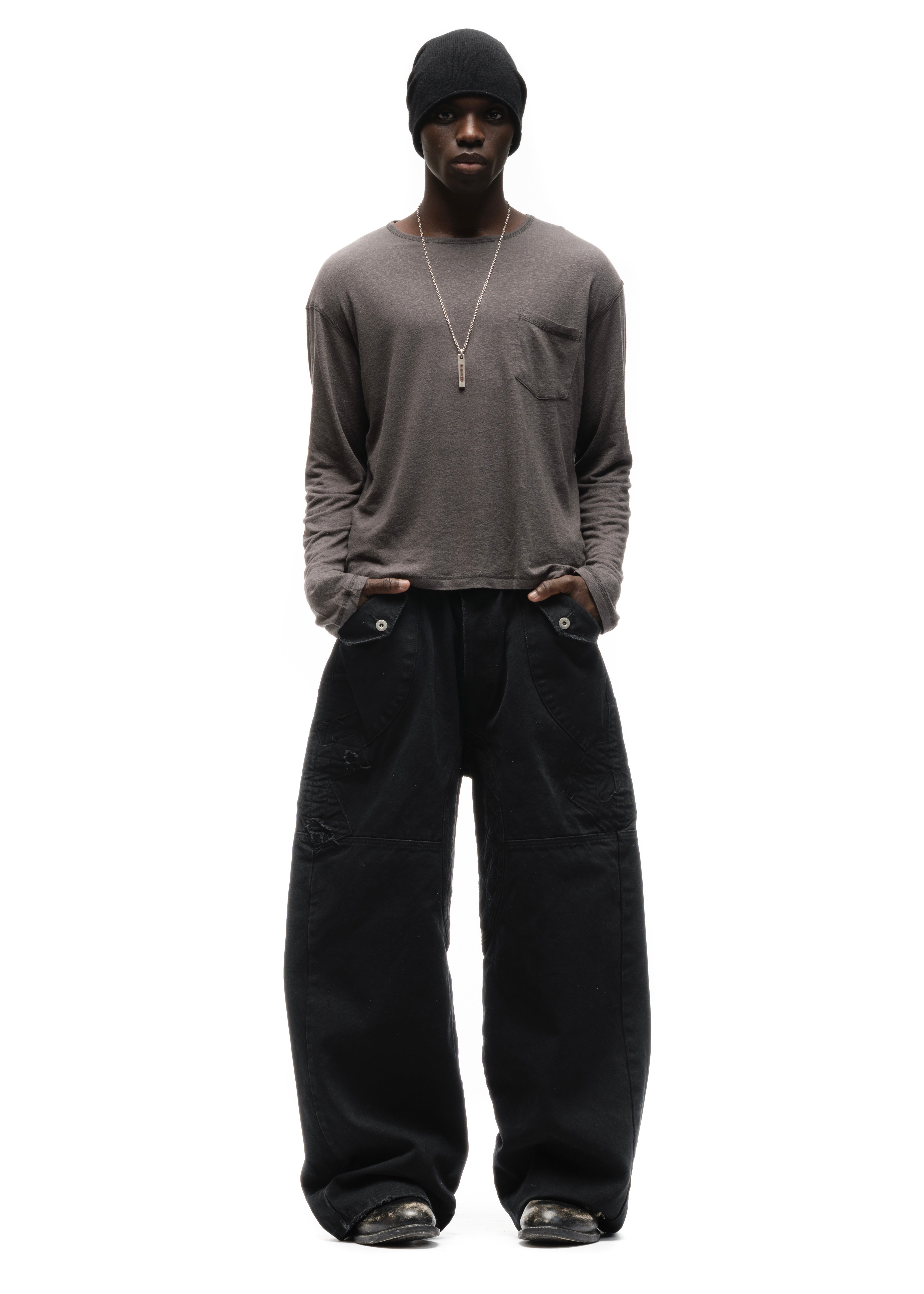 パンツ NO/ FAITH STUDIOUS BLACK HEAVY CARGO BLACK HEAVY CARGO – NO/FAITH STUDIOS