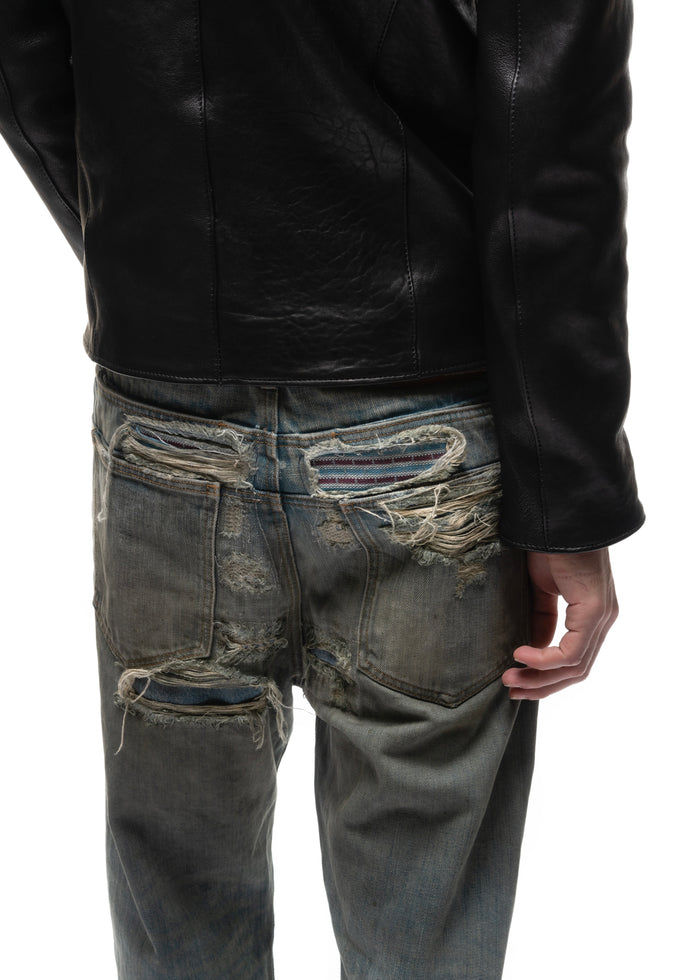 REWORKED SELVEDGE BOOTCUT DENIM