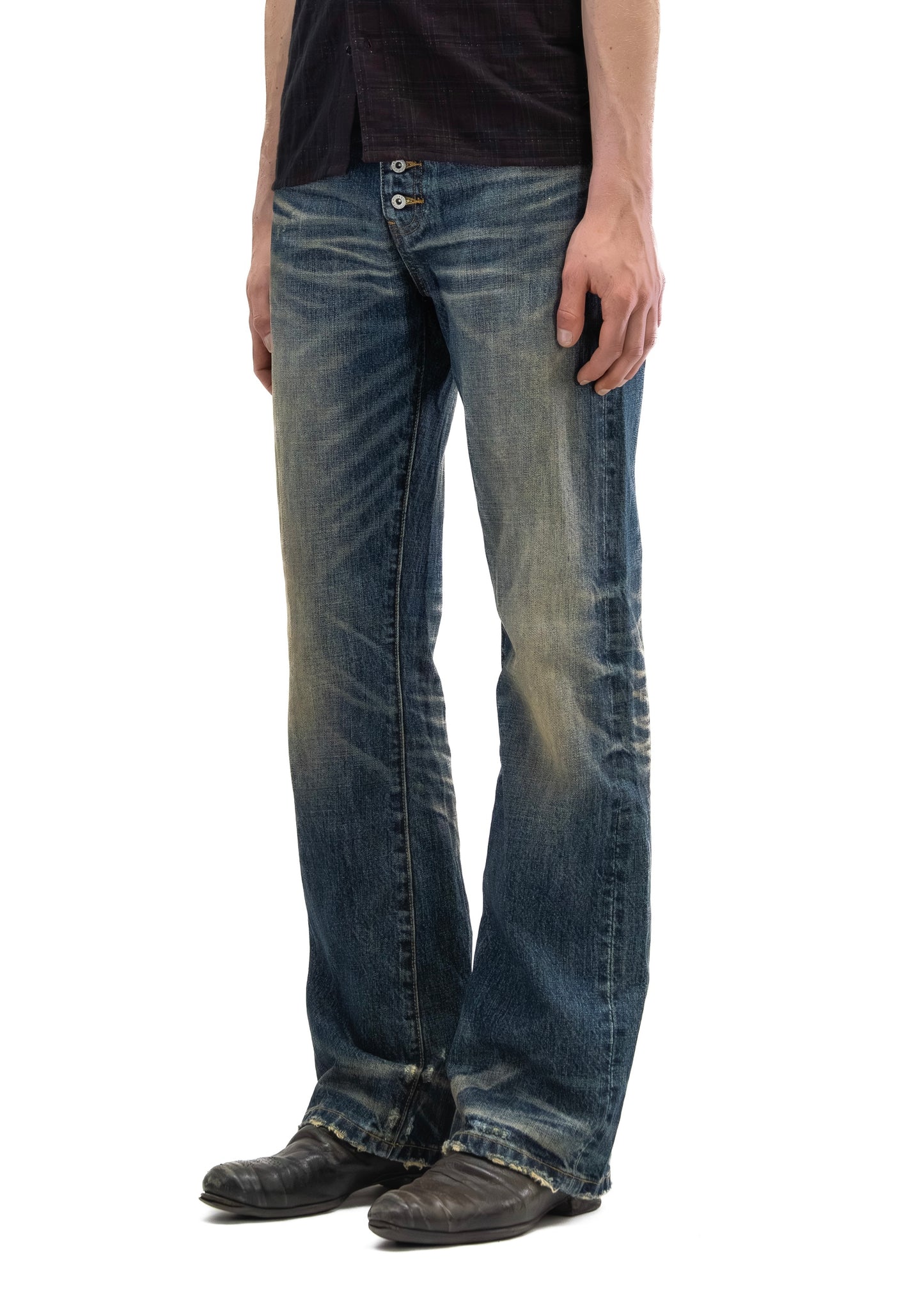 GRAIN SELVEDGE BOOTCUT DENIM