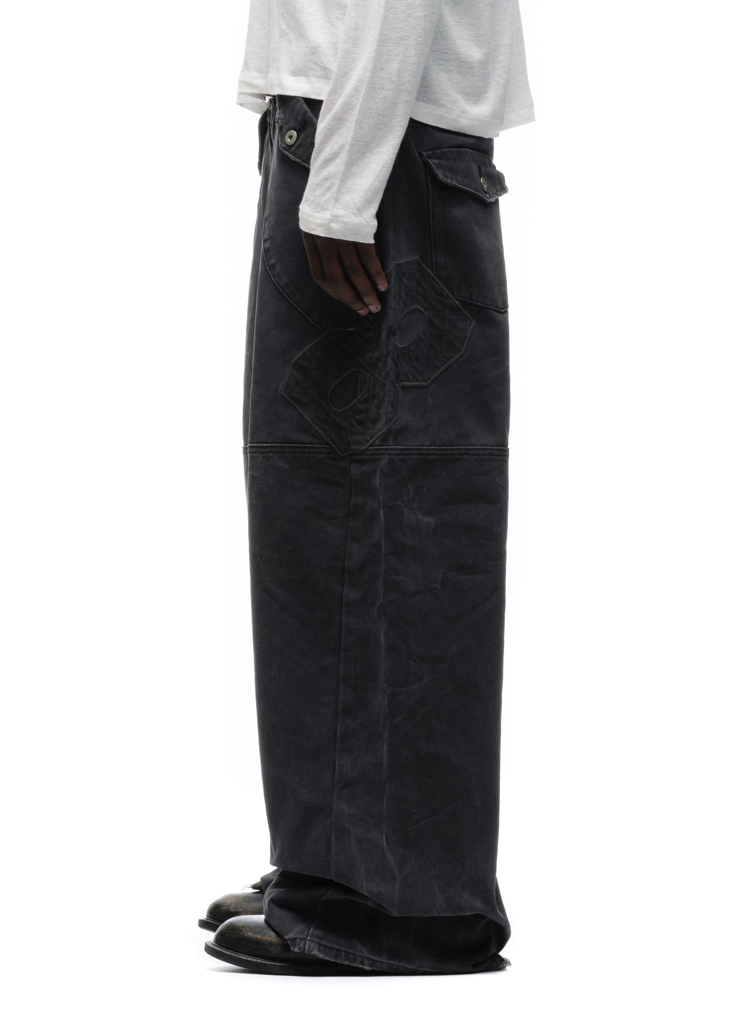 F8 REWORKED PANTS GREY