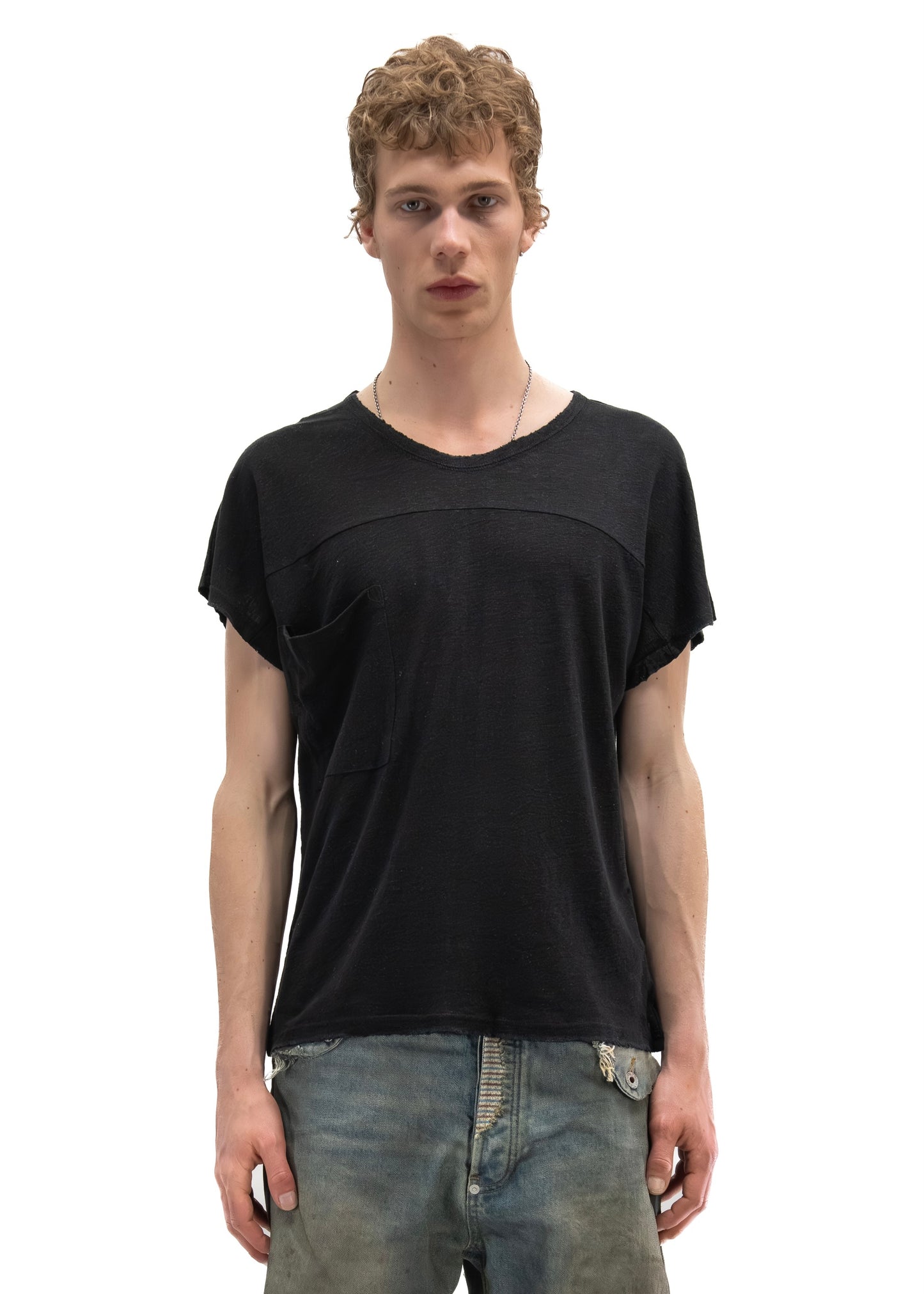 SHADOW SLEEVE T-SHIRT BLACK