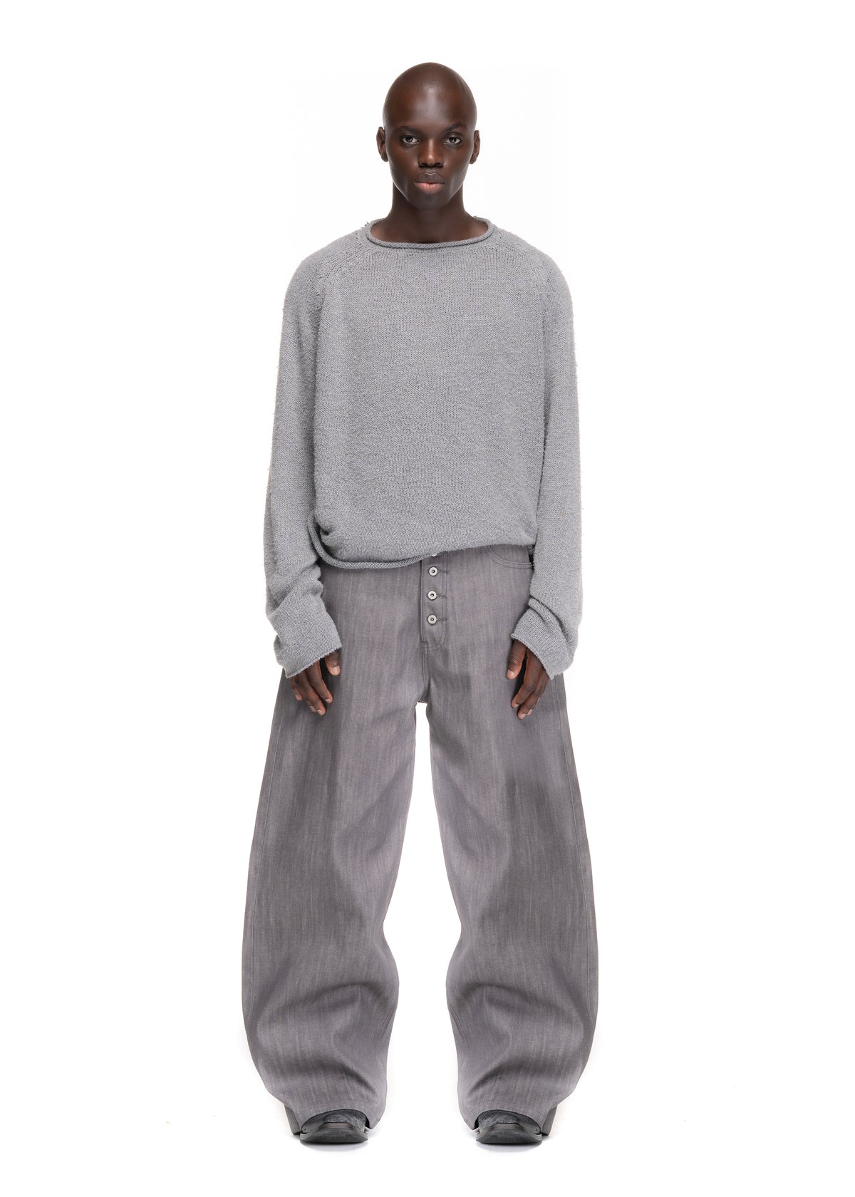 RAW DENIM JAPANESE LOOSE FIT GREY