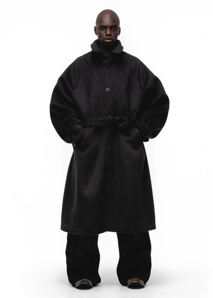 CLASSIC WOOL COAT GREY – NO/FAITH STUDIOS