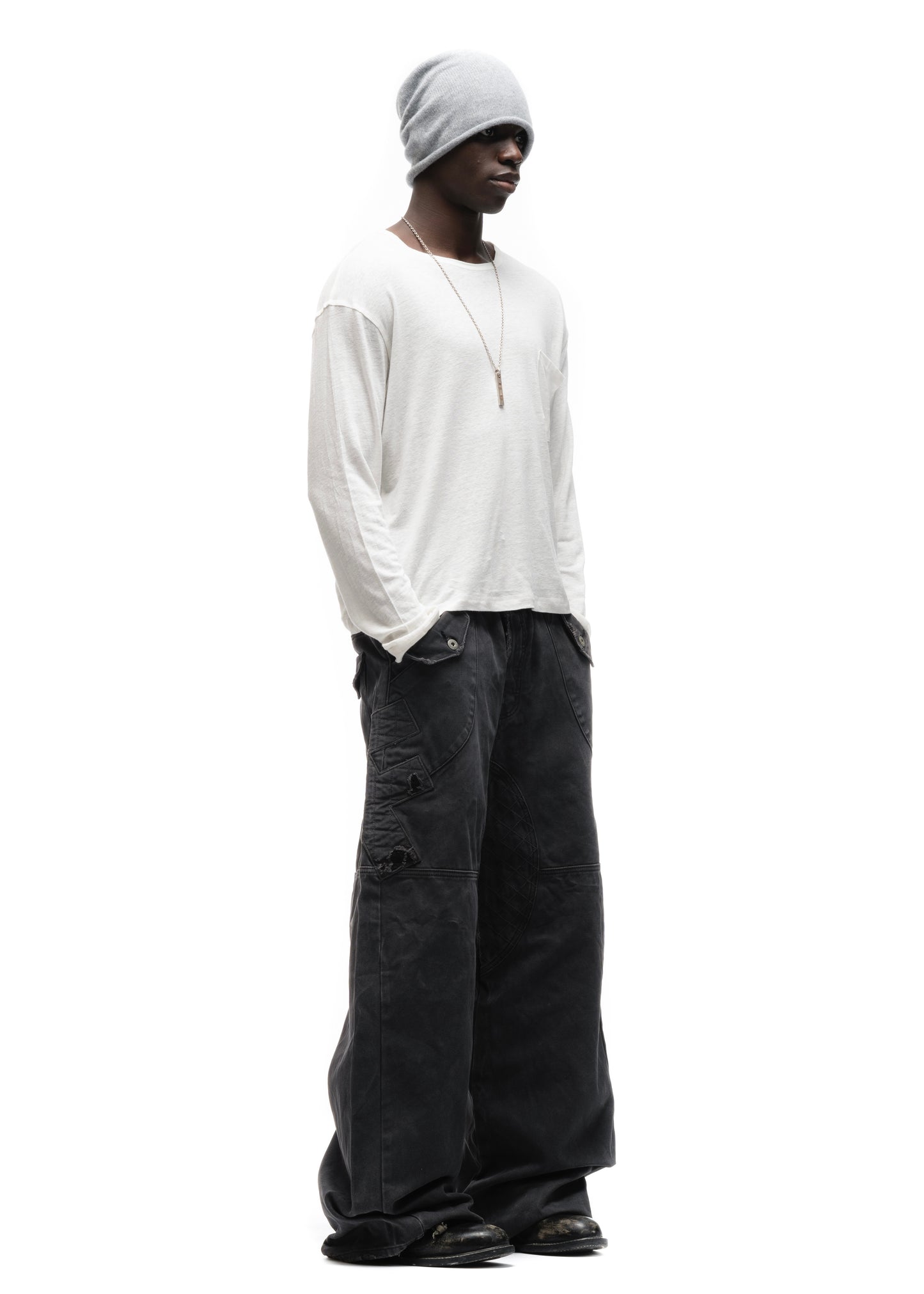 F8 REWORKED PANTS GREY