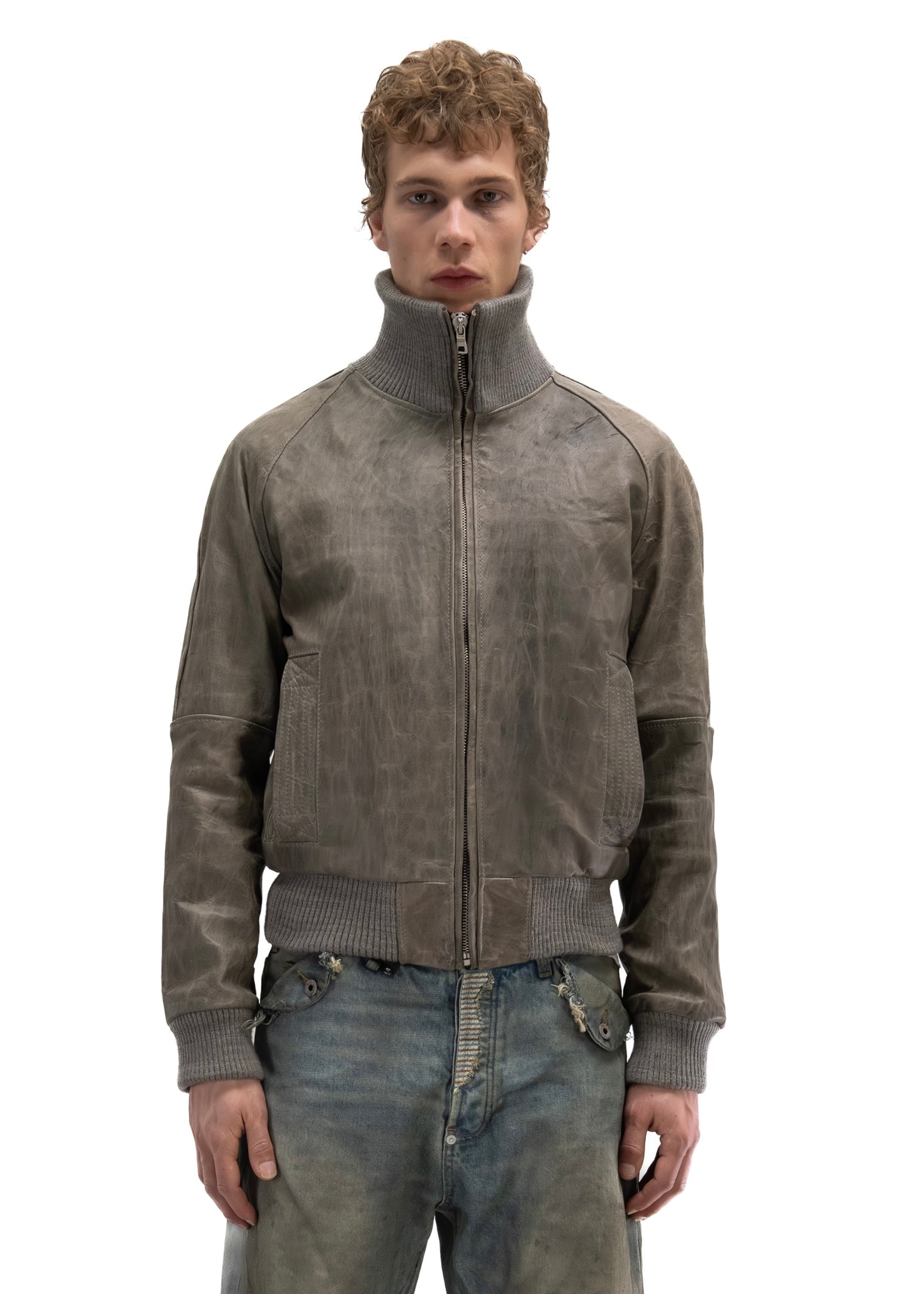 DUST ONE CUT LEATHER JACKET