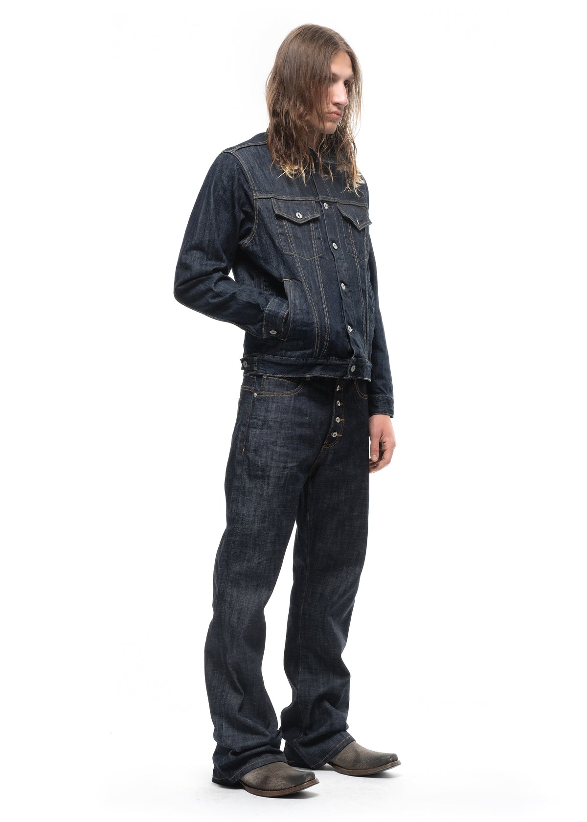 RAW DENIM SELVEDGE JAPANESE JACKET