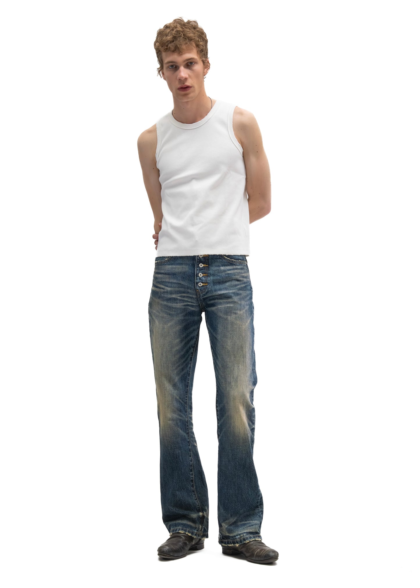 GRAIN SELVEDGE BOOTCUT DENIM