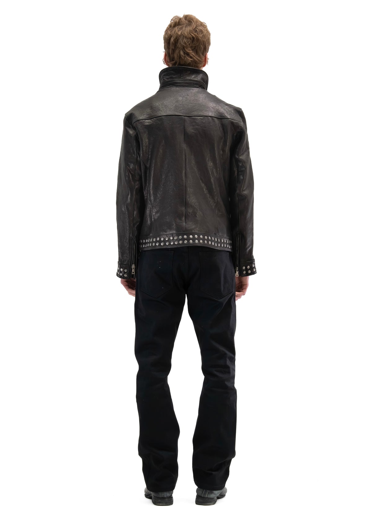 STUDDED HIGHWAY LEATHER JACKET
