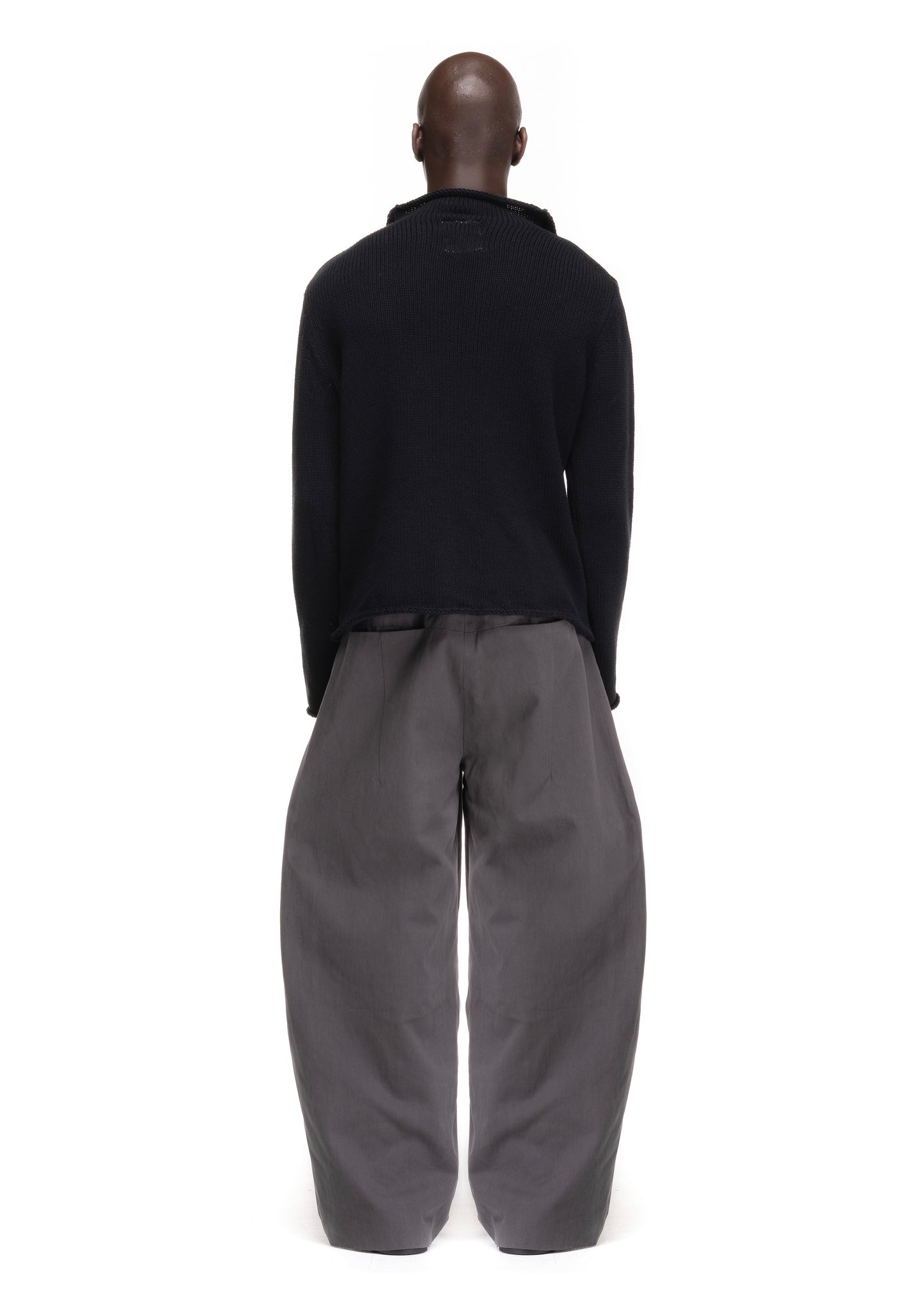 NFS PLEATED SUIT PANTS GREY