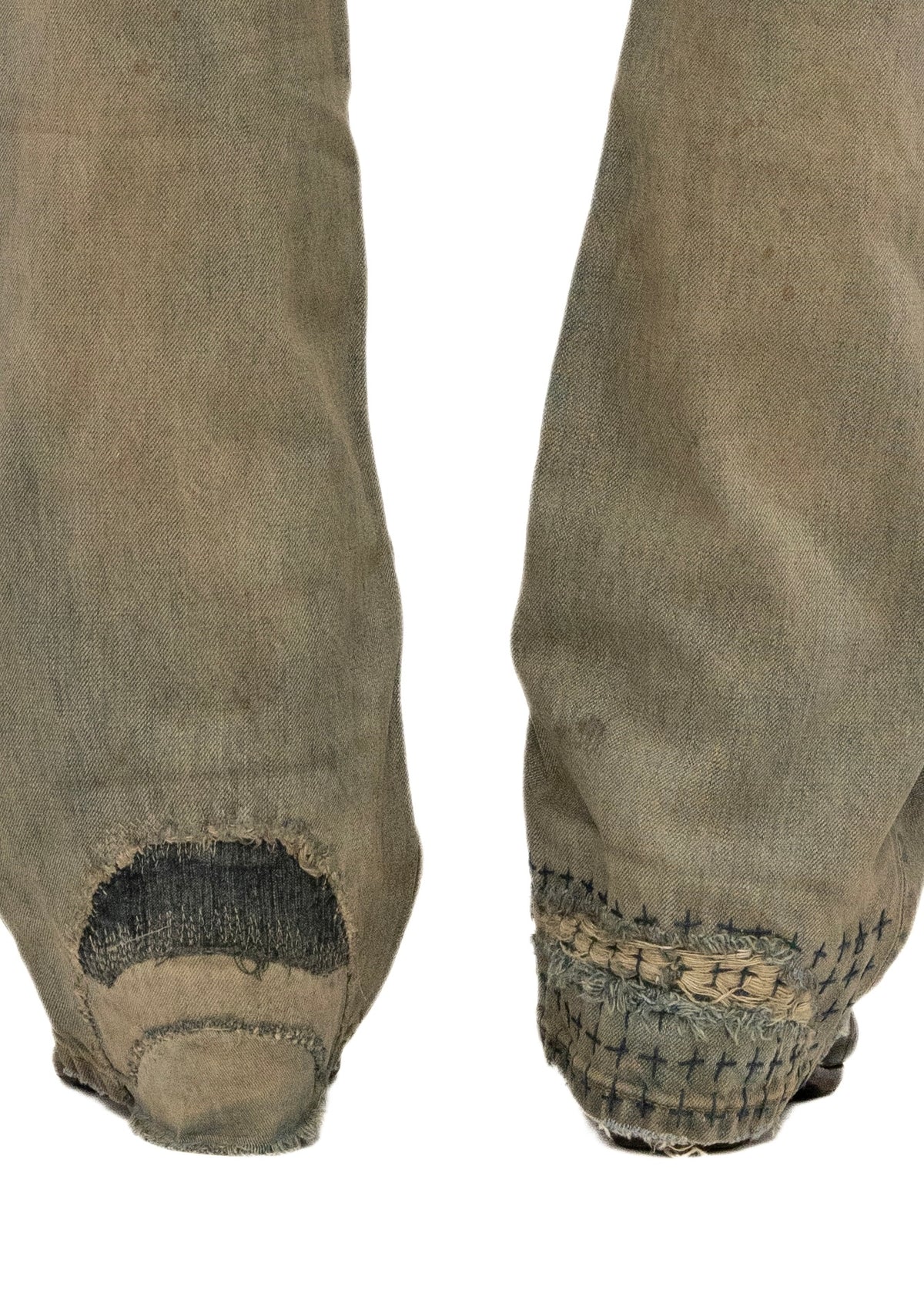 STUDDED SELVEDGE BOOTCUT DENIM