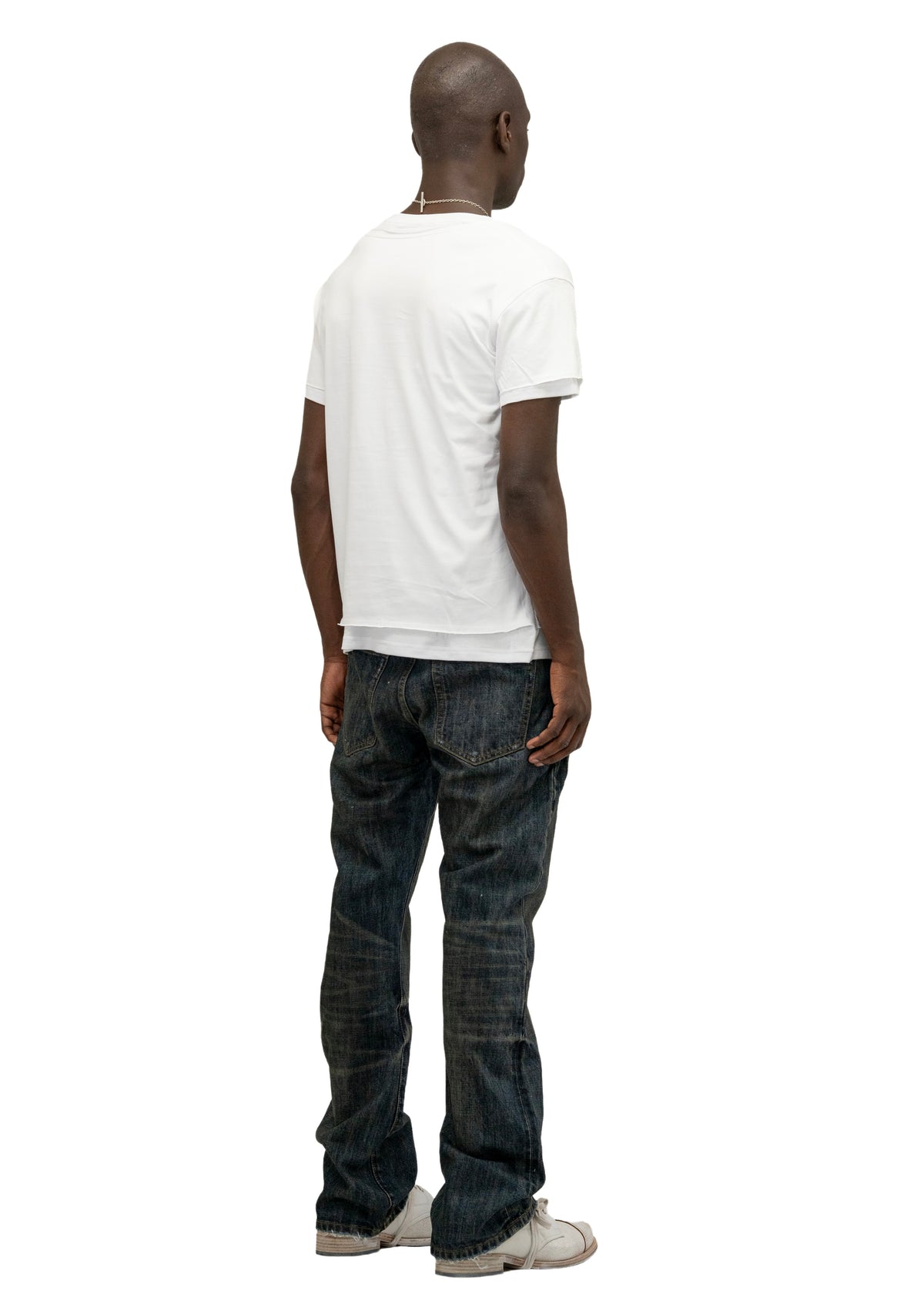 DOUBLE-LAYERED T-SHIRT WHITE