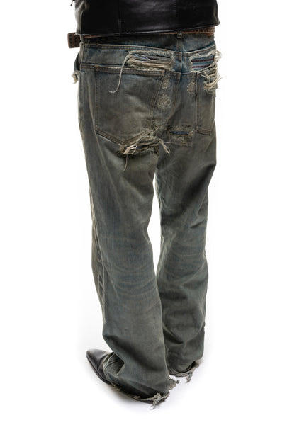 REWORKED SELVEDGE BOOTCUT DENIM – NO/FAITH STUDIOS