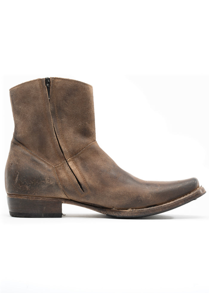 TEXAN BOOTS BROWN USED