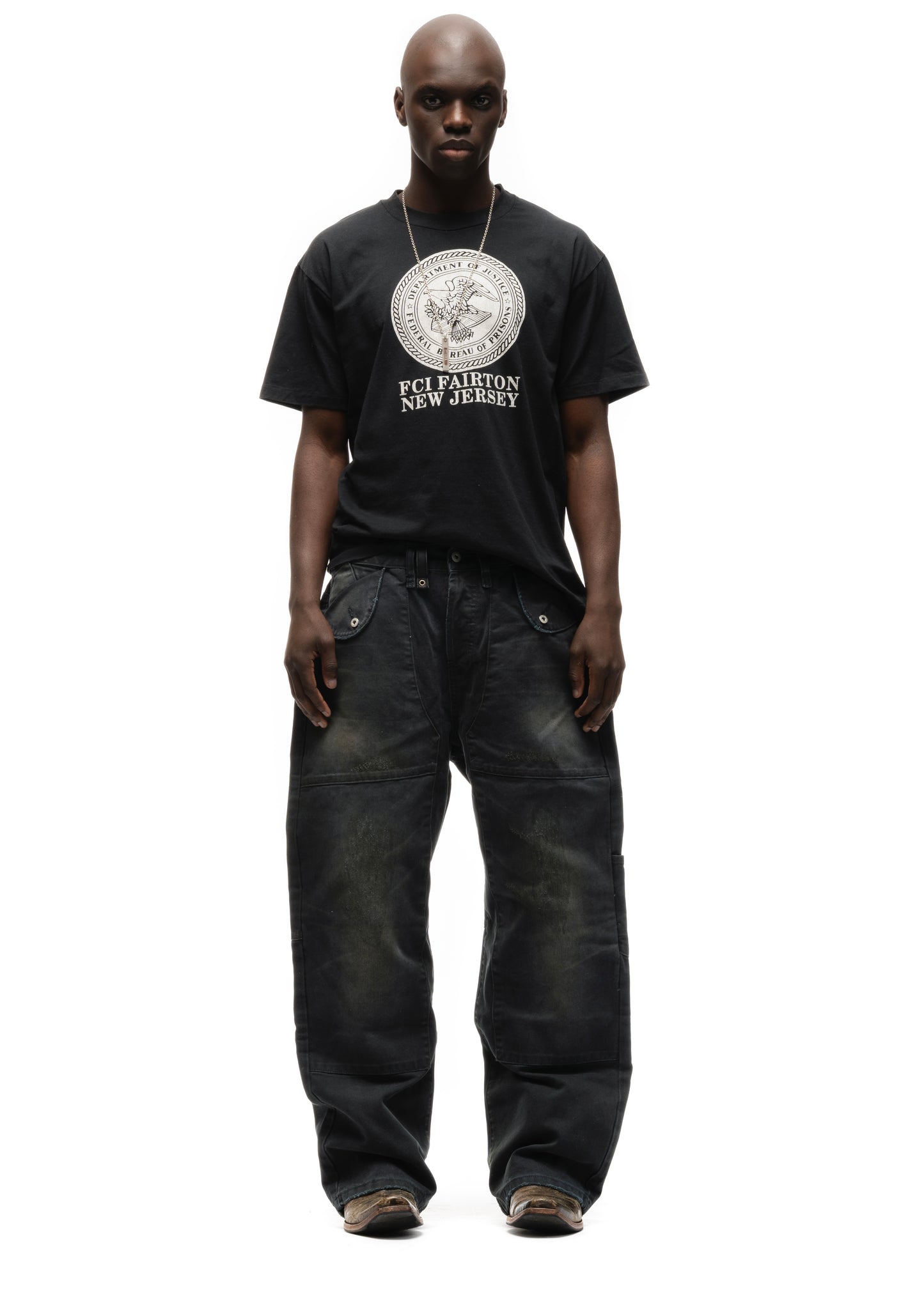 JAPANESE DOUBLE KNEE CUT BLACK