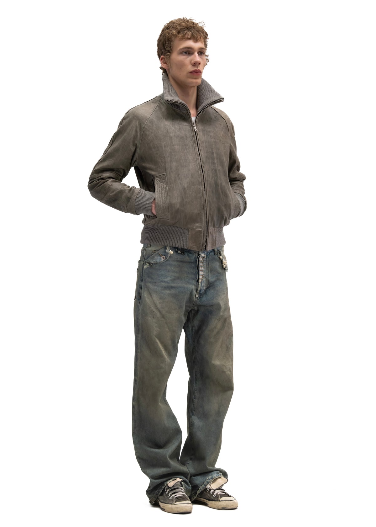 DUST ONE CUT LEATHER JACKET
