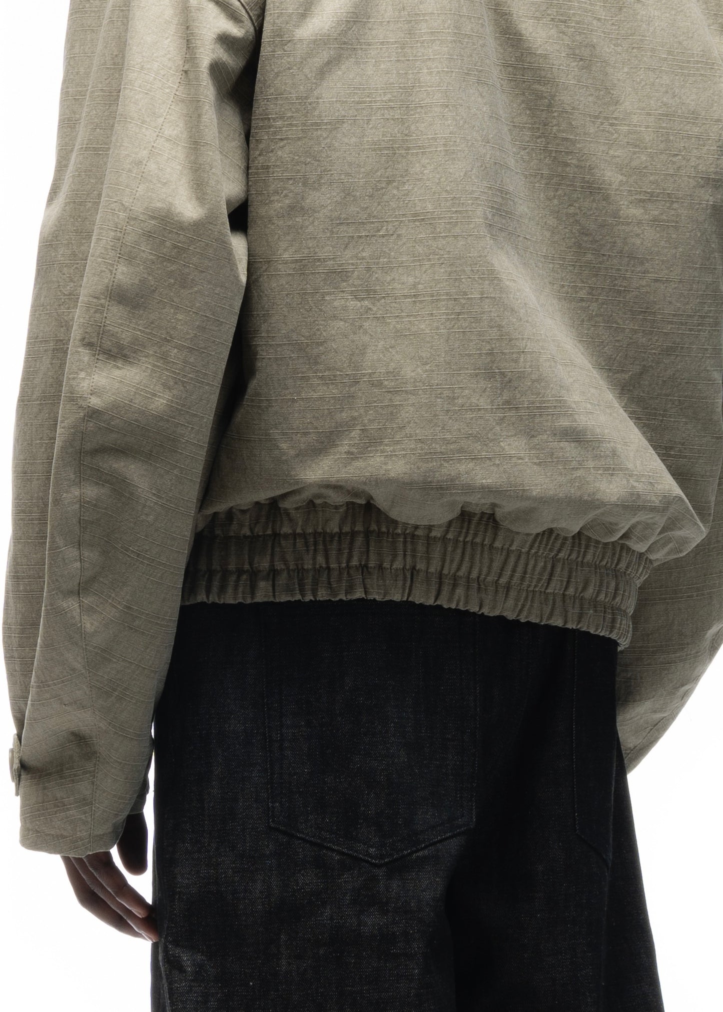 JAPANESE FLIGHT PADDED BOMBER JACKET CONCRETE BEIGE