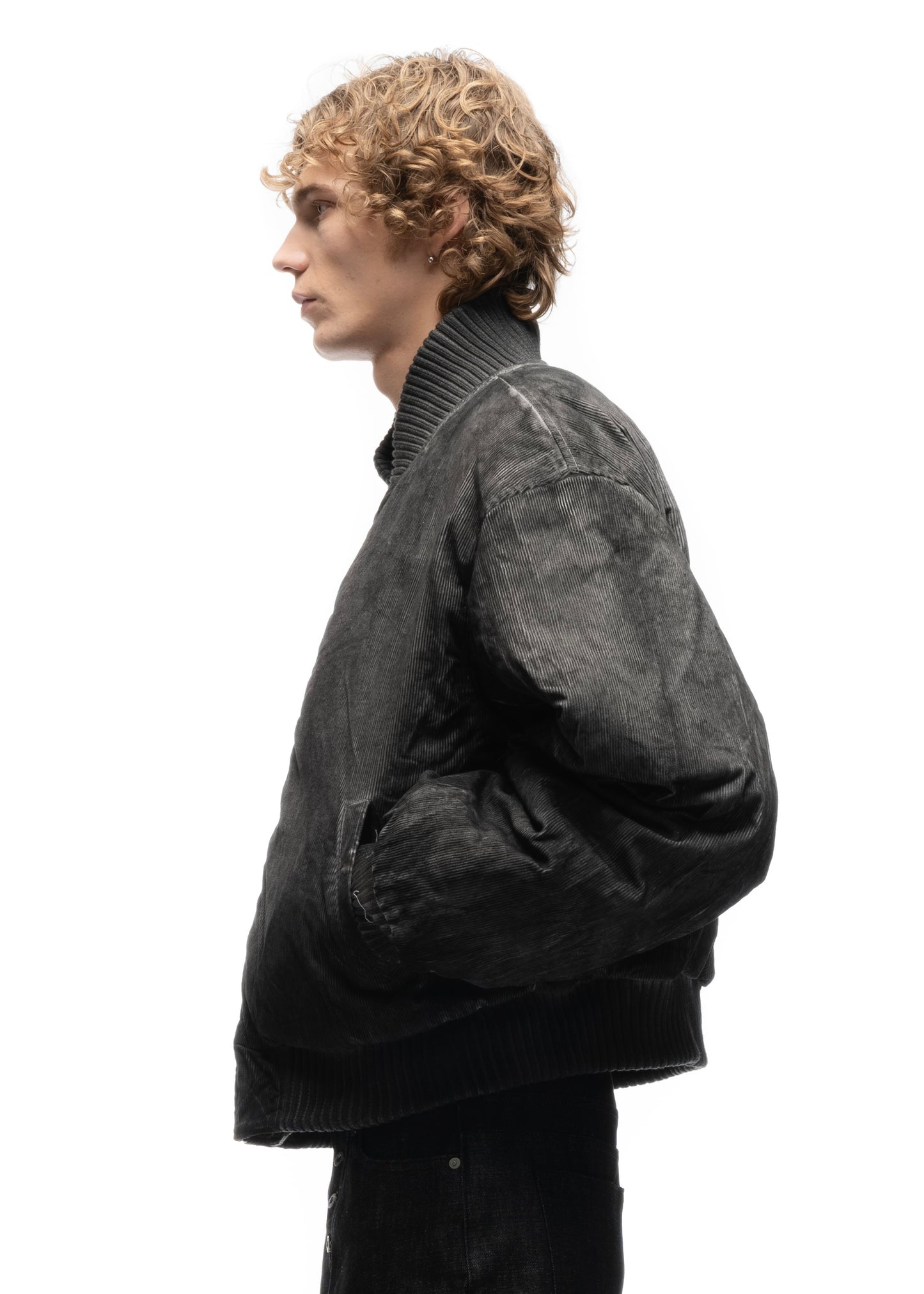 REVERSIBLE BASIC ONYX BOMBER JACKET BEIGE