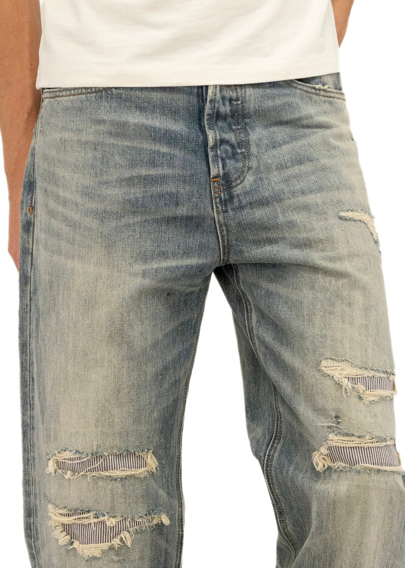 MENDED LIGHT WASHED REGULAR DENIM