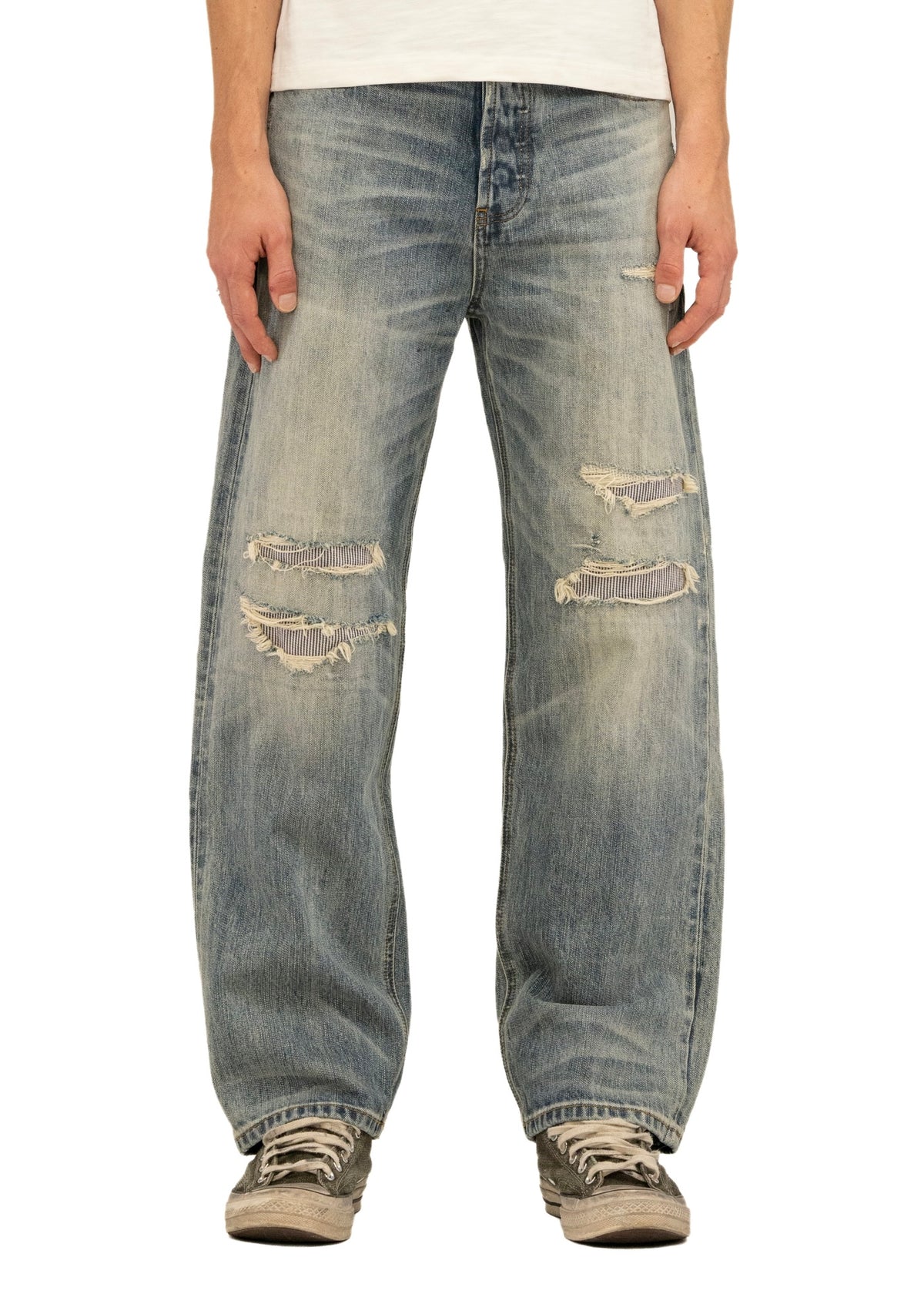 MENDED LIGHT WASHED REGULAR DENIM