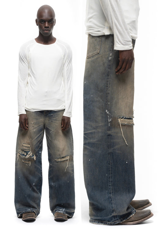 JAPANESE SELVEDGE ARASHI DENIM