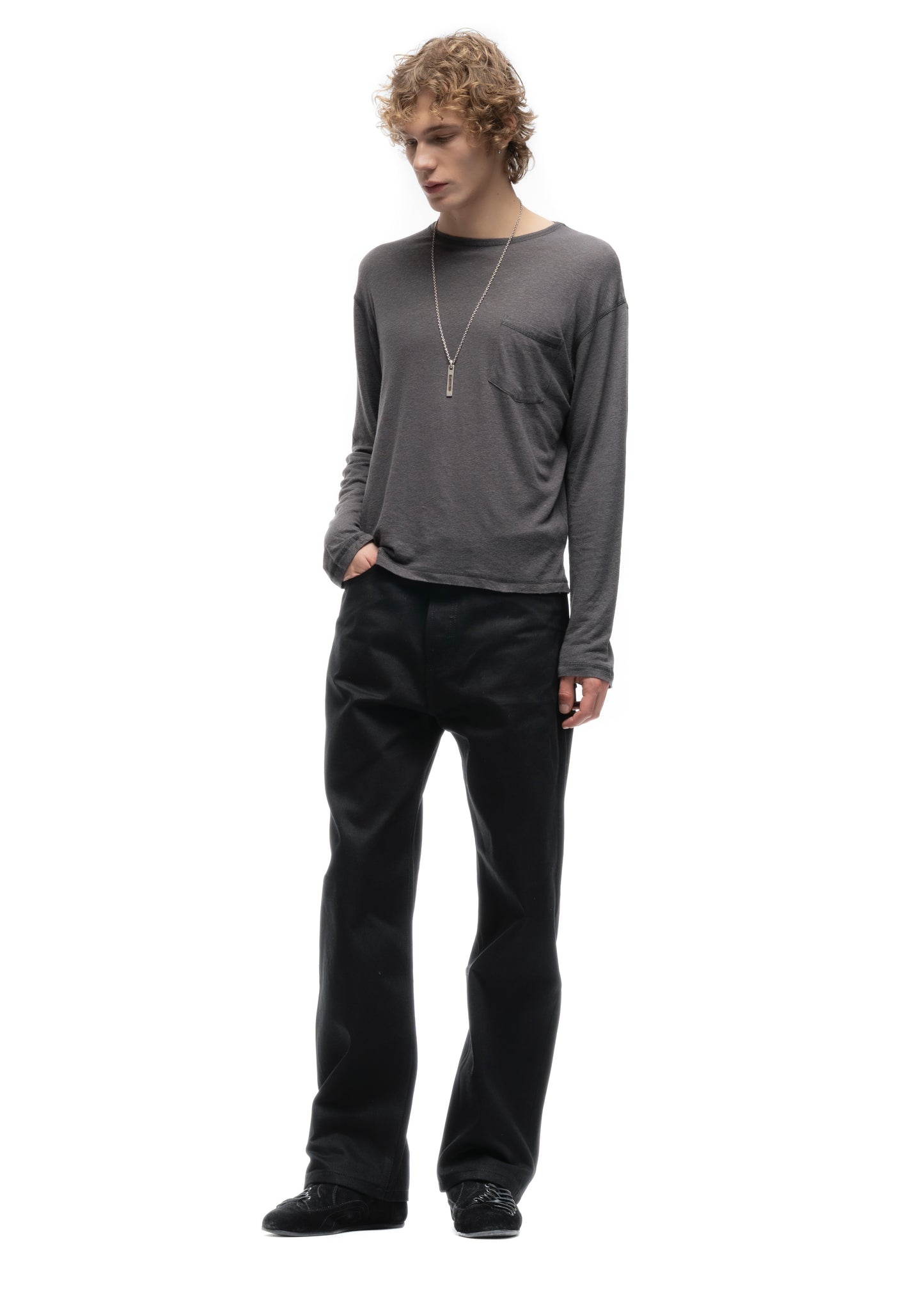 JAPANESE SELVEDGE REGULAR DENIM BLACK