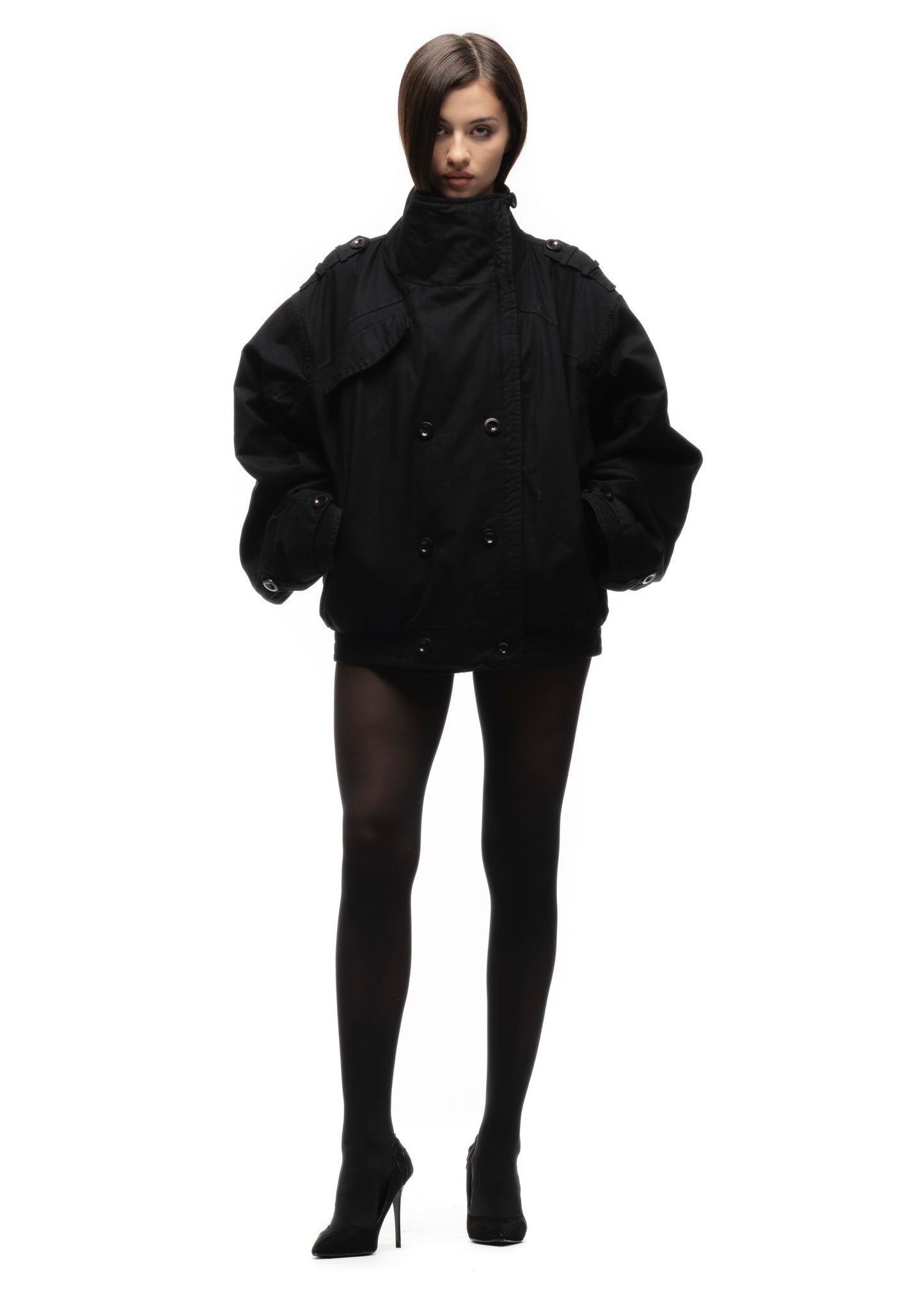 COMBAT PADDED PARKA BLACK FEMALE