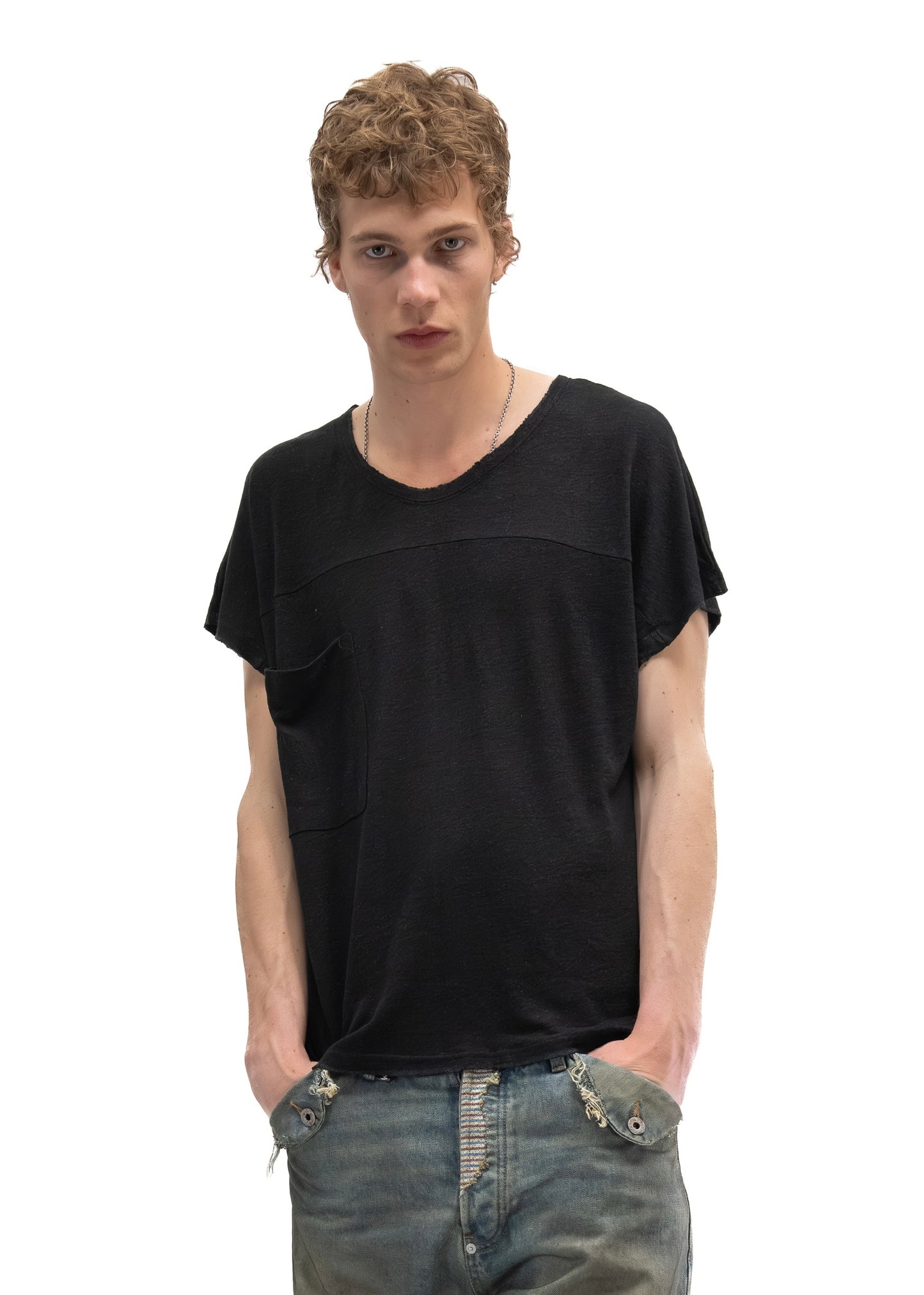 SHADOW SLEEVE T-SHIRT BLACK
